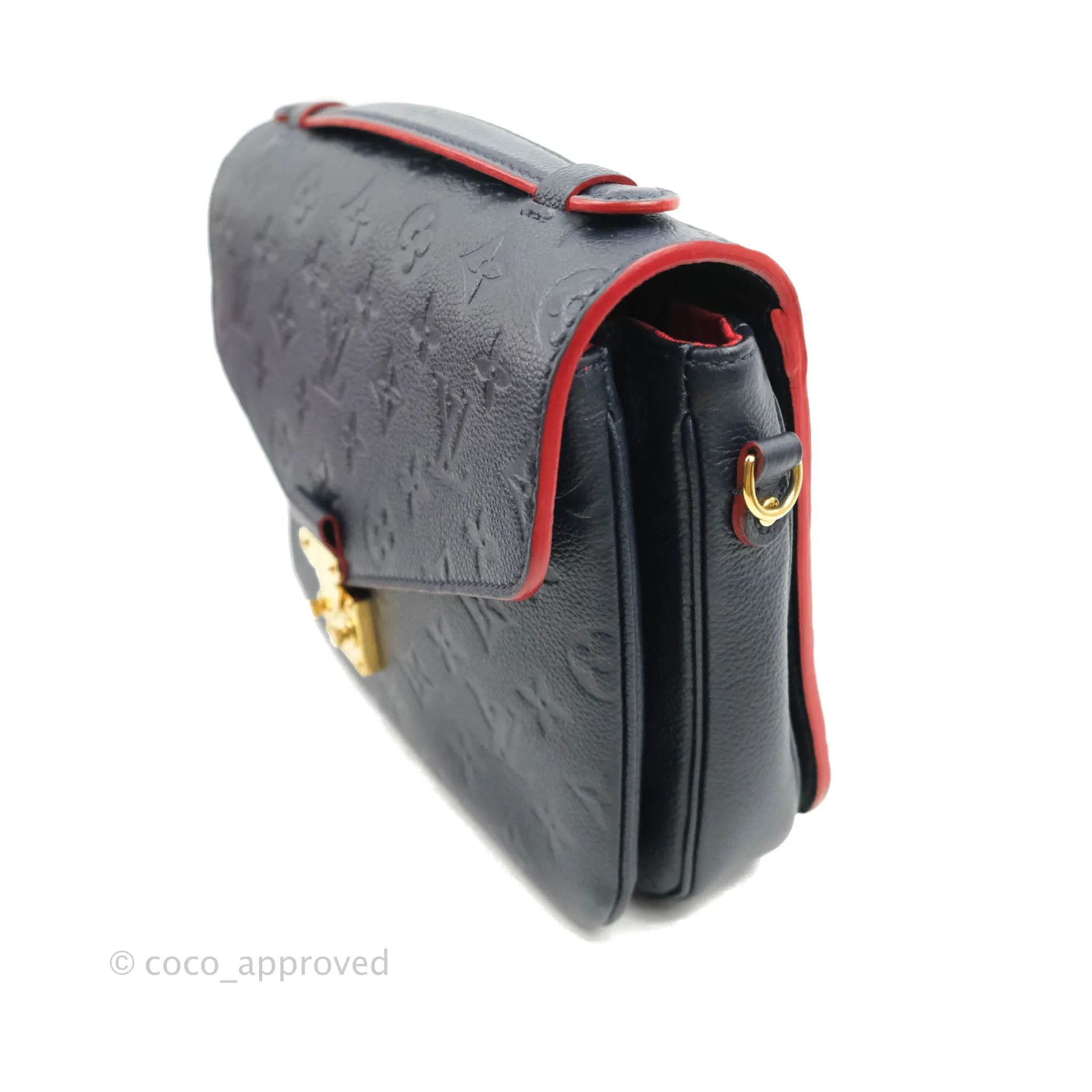 Louis Vuitton Empreinte Pochette Metis Marine Rouge