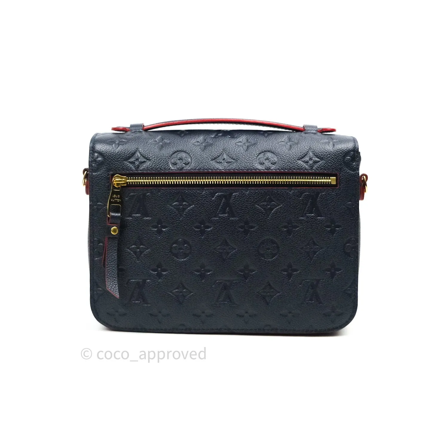 Louis Vuitton Empreinte Pochette Metis Marine Rouge