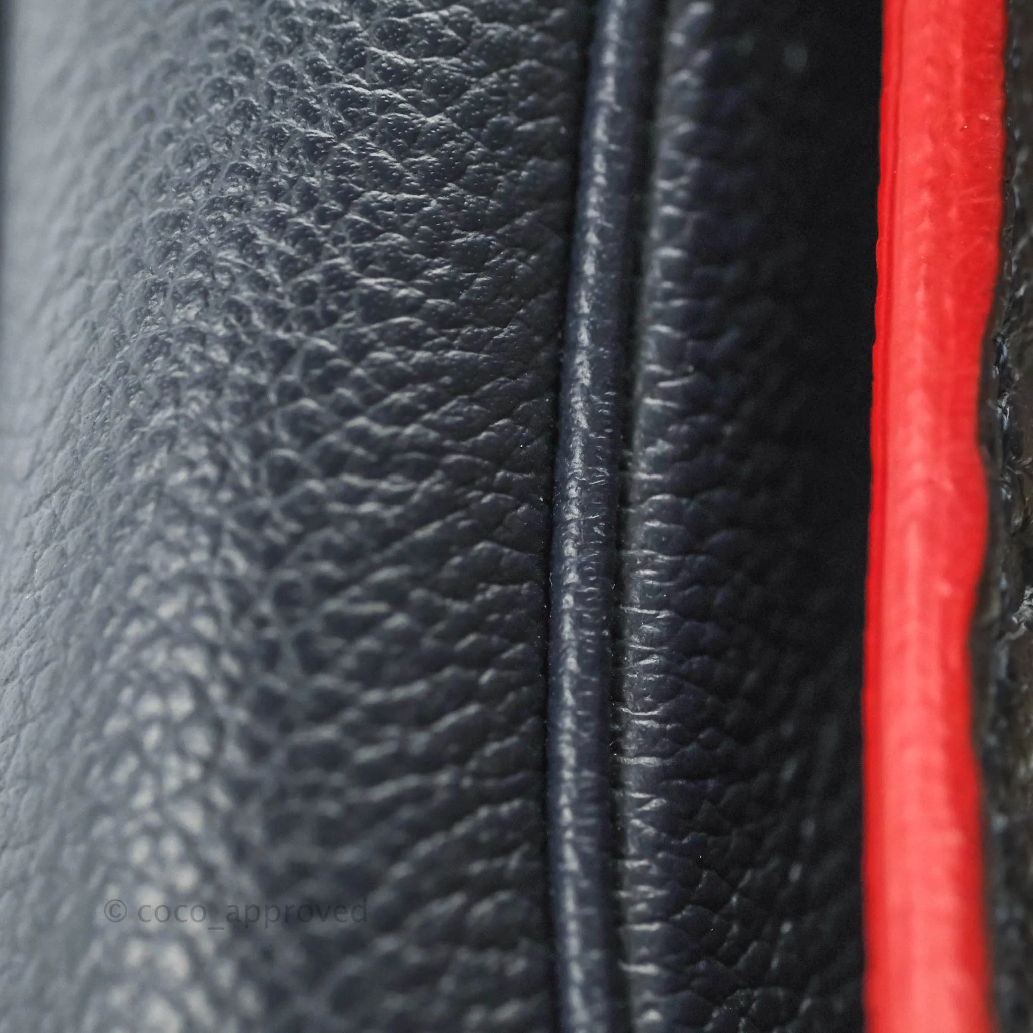 Louis Vuitton Empreinte Pochette Metis Marine Rouge