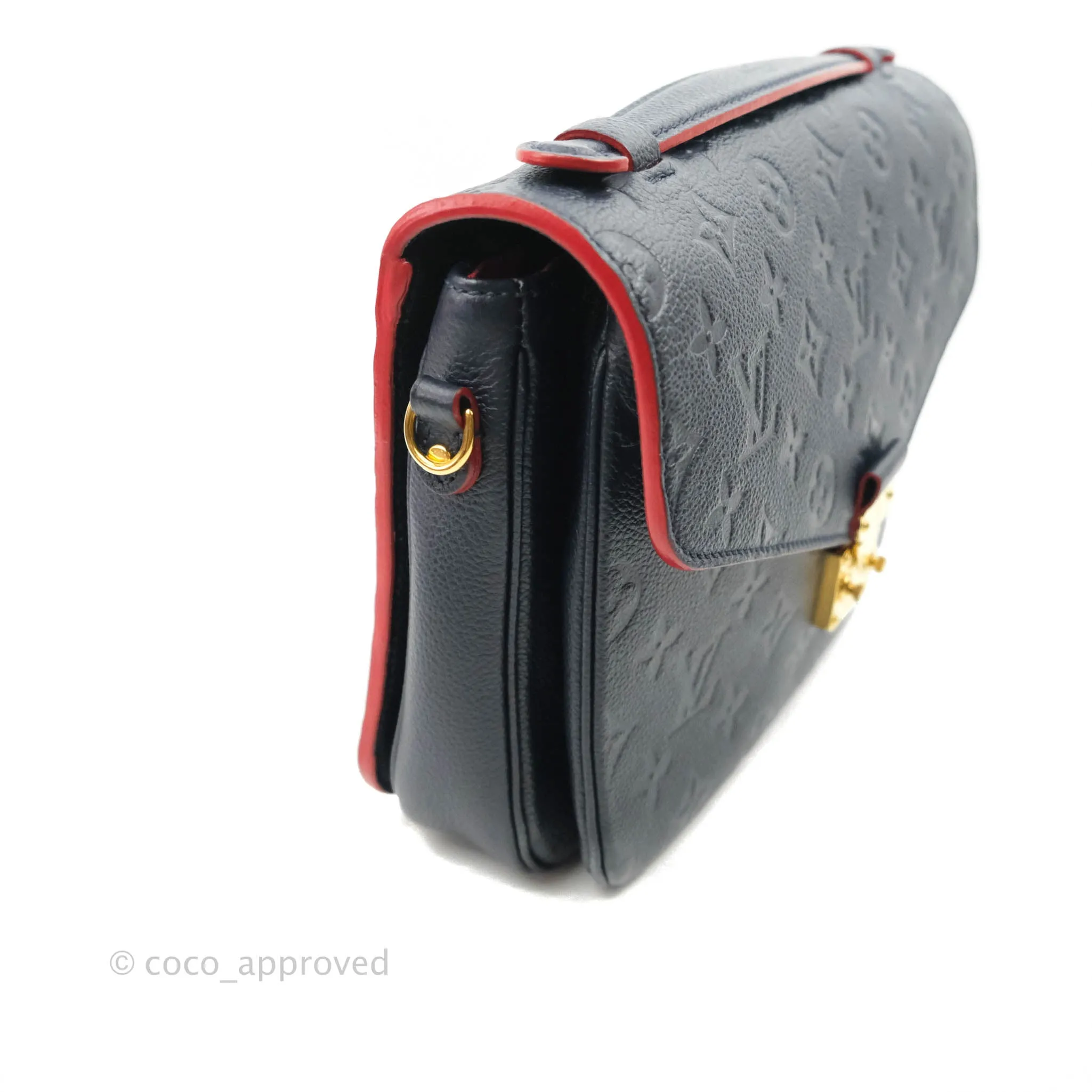 Louis Vuitton Empreinte Pochette Metis Marine Rouge