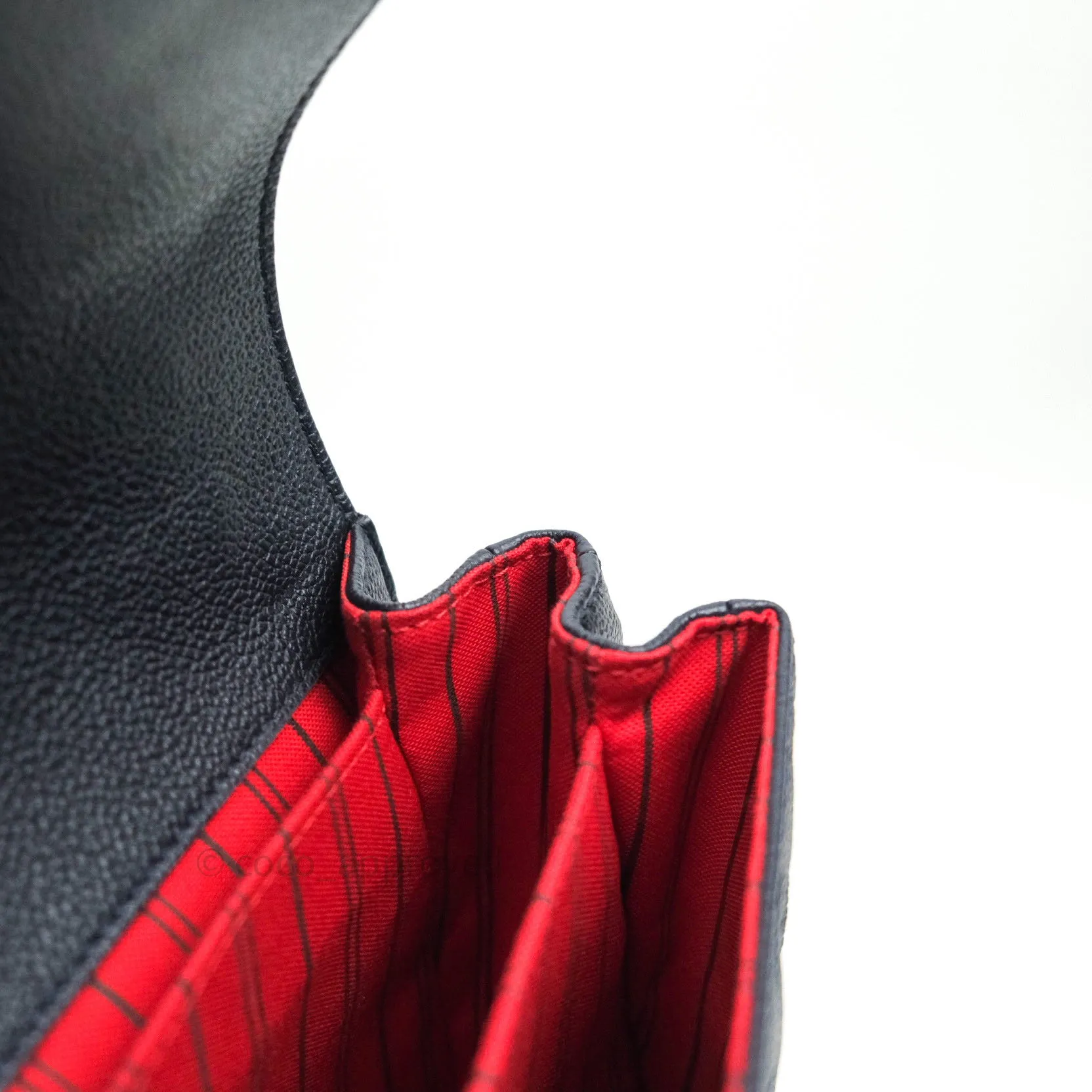 Louis Vuitton Empreinte Pochette Metis Marine Rouge