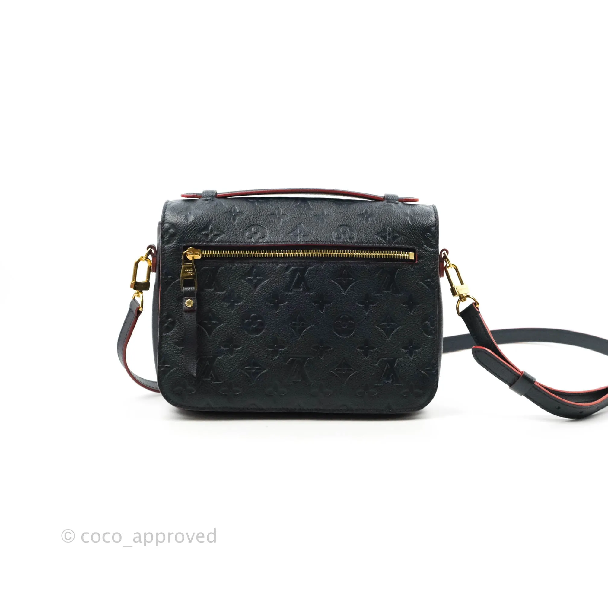 Louis Vuitton Empreinte Pochette Metis Marine Rouge
