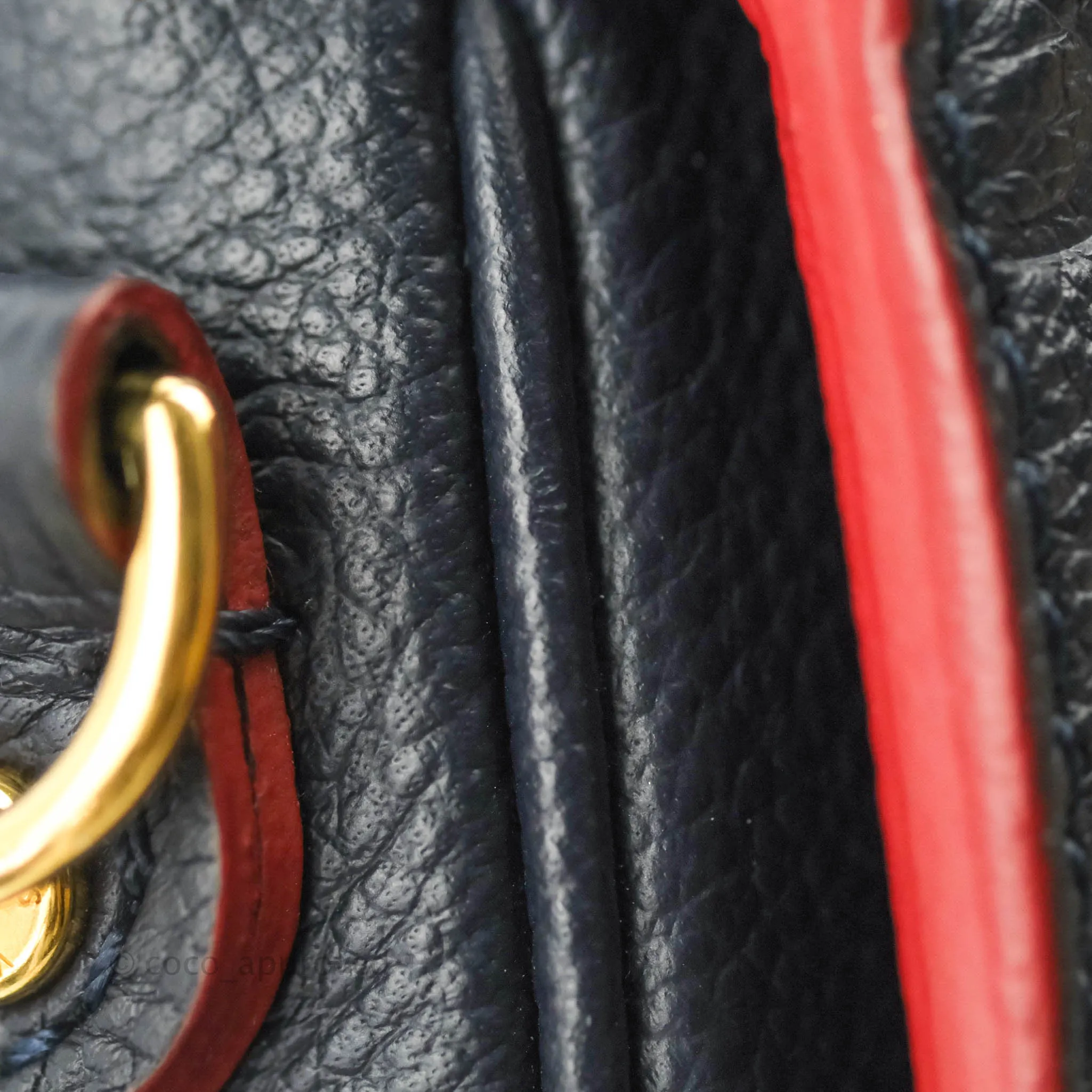 Louis Vuitton Empreinte Pochette Metis Marine Rouge