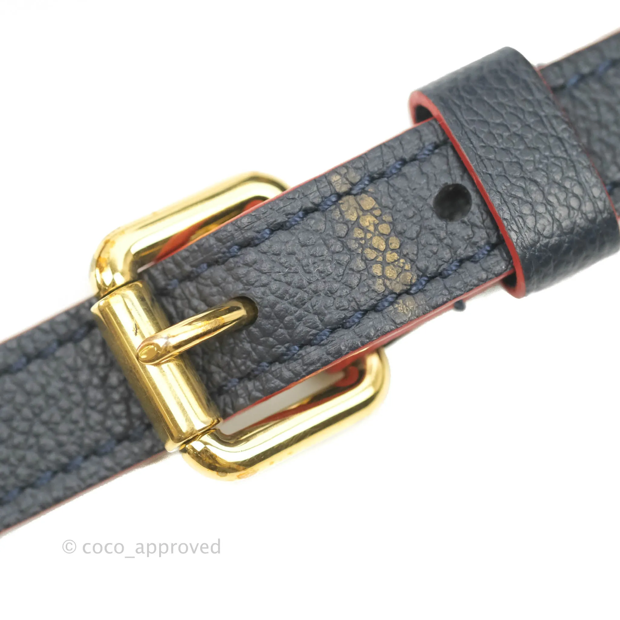 Louis Vuitton Empreinte Pochette Metis Marine Rouge