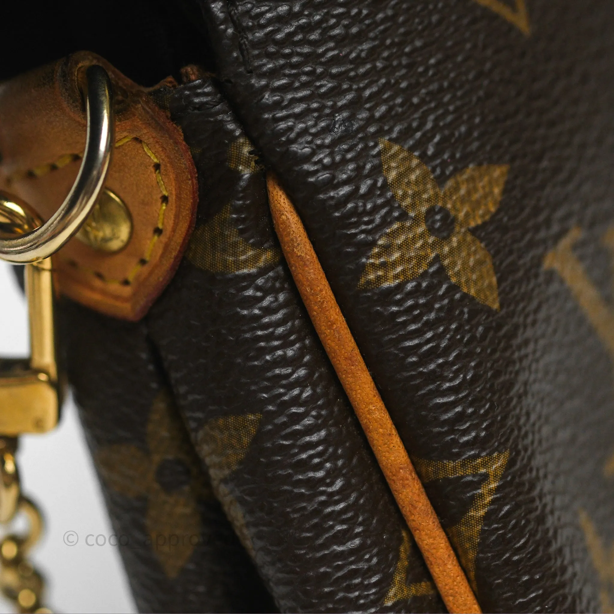 Louis Vuitton Eva Shoulder Bag Monogram Coated Canvas