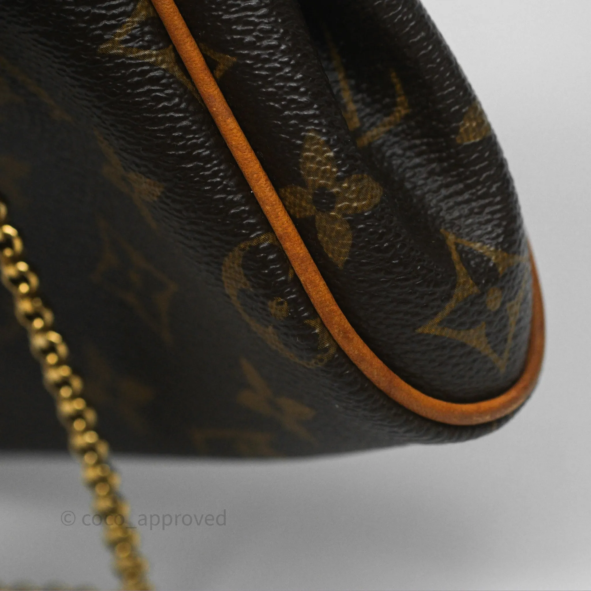 Louis Vuitton Eva Shoulder Bag Monogram Coated Canvas