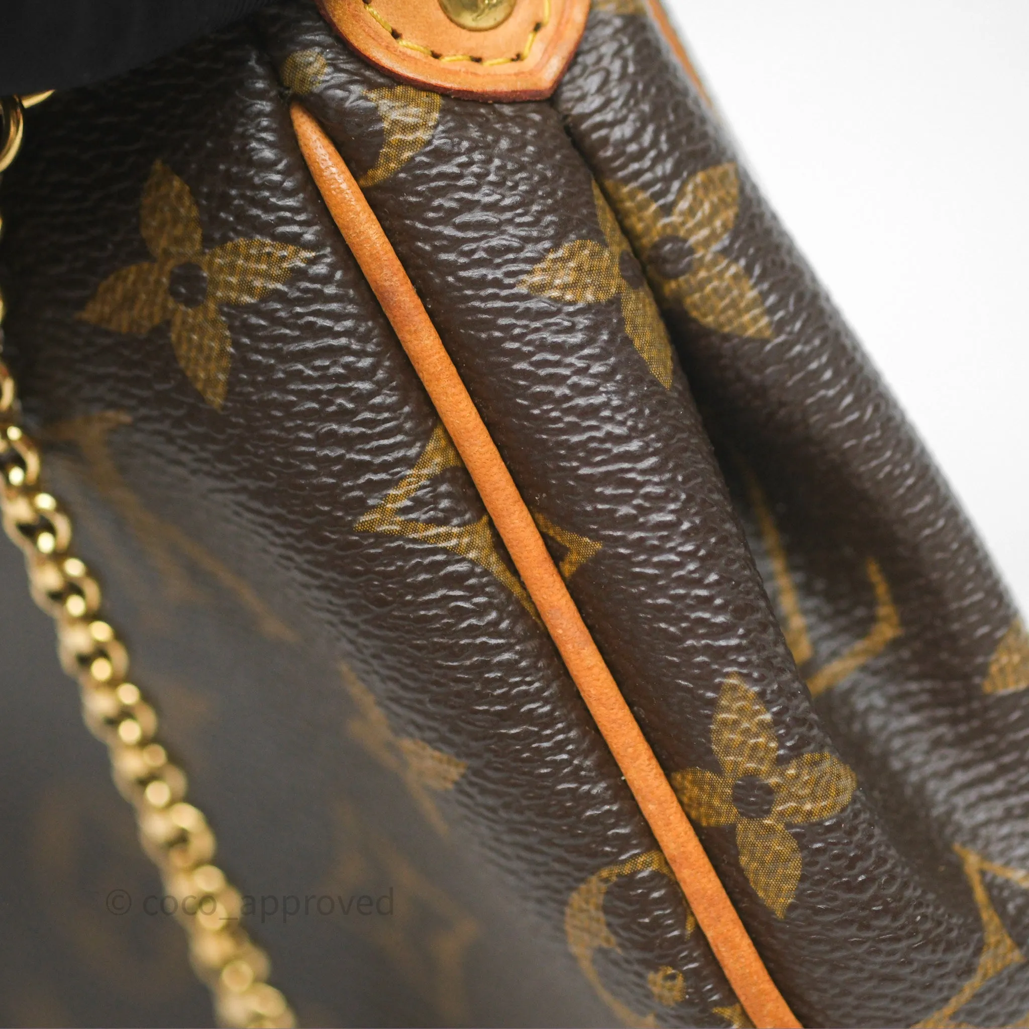 Louis Vuitton Eva Shoulder Bag Monogram Coated Canvas