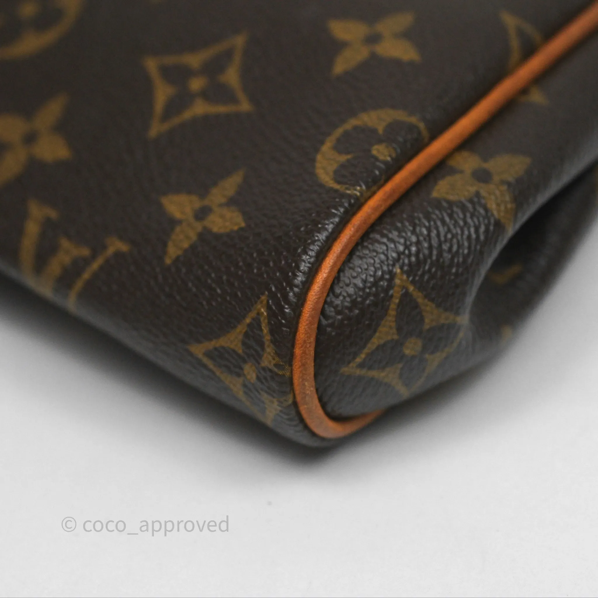 Louis Vuitton Eva Shoulder Bag Monogram Coated Canvas