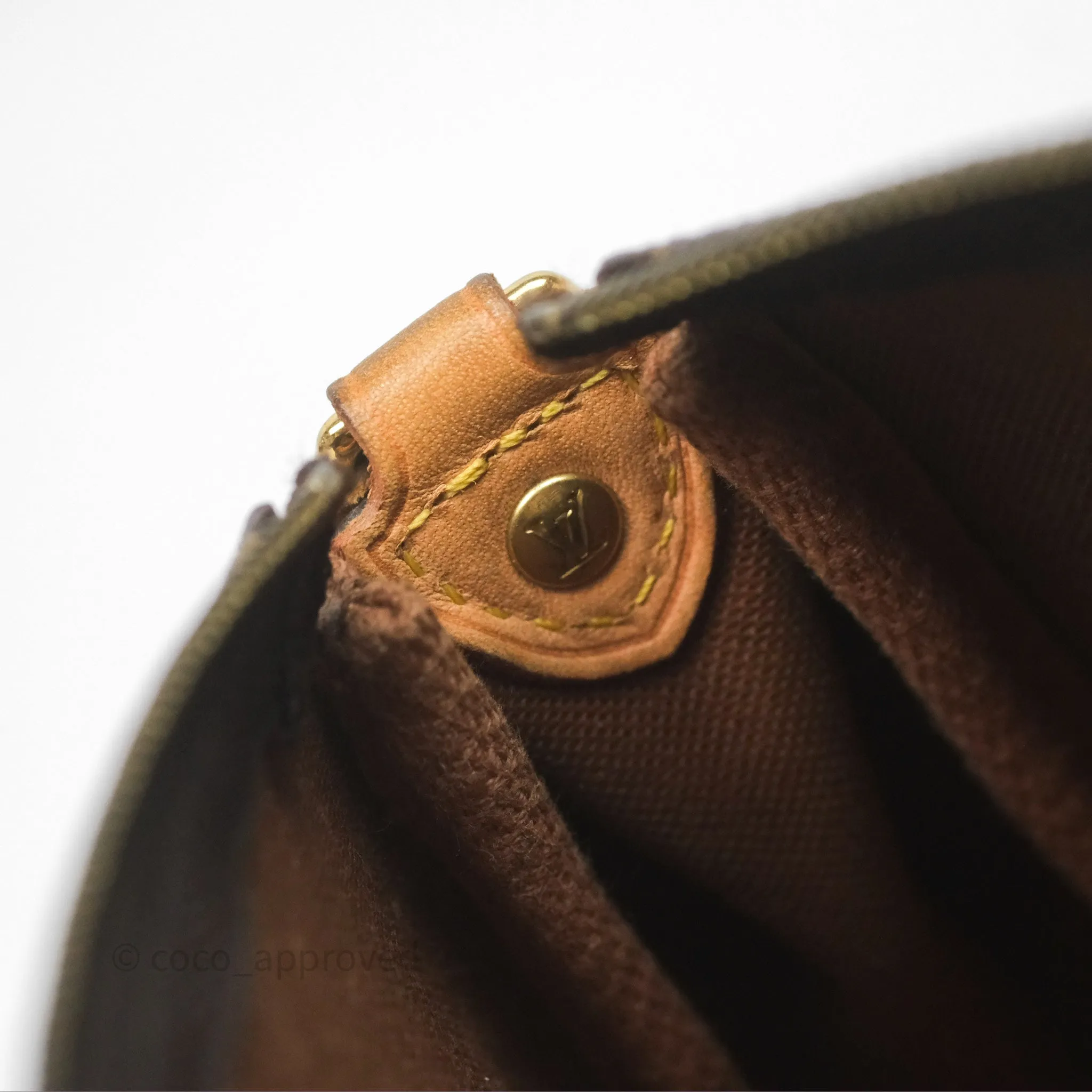 Louis Vuitton Eva Shoulder Bag Monogram Coated Canvas