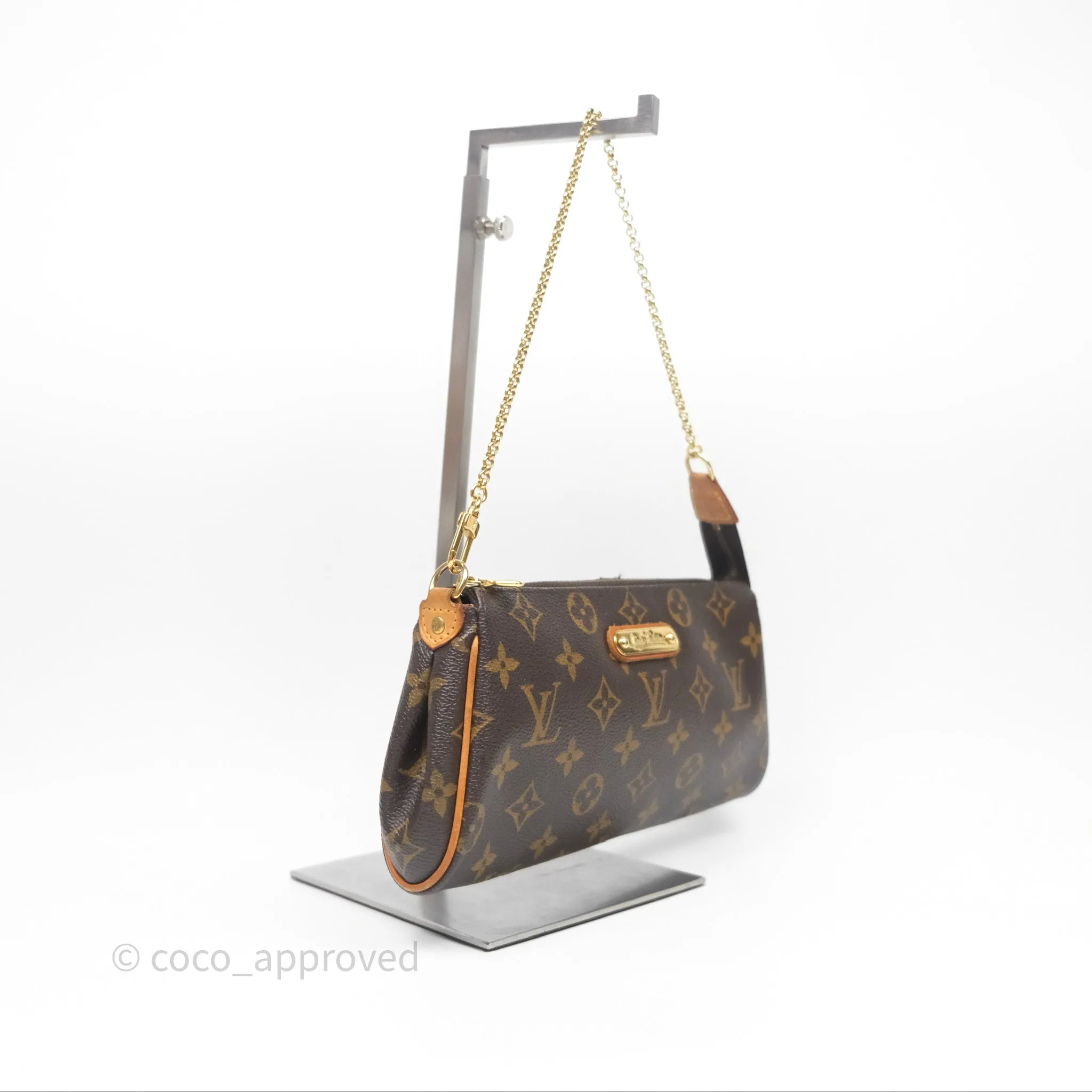 Louis Vuitton Eva Shoulder Bag Monogram Coated Canvas