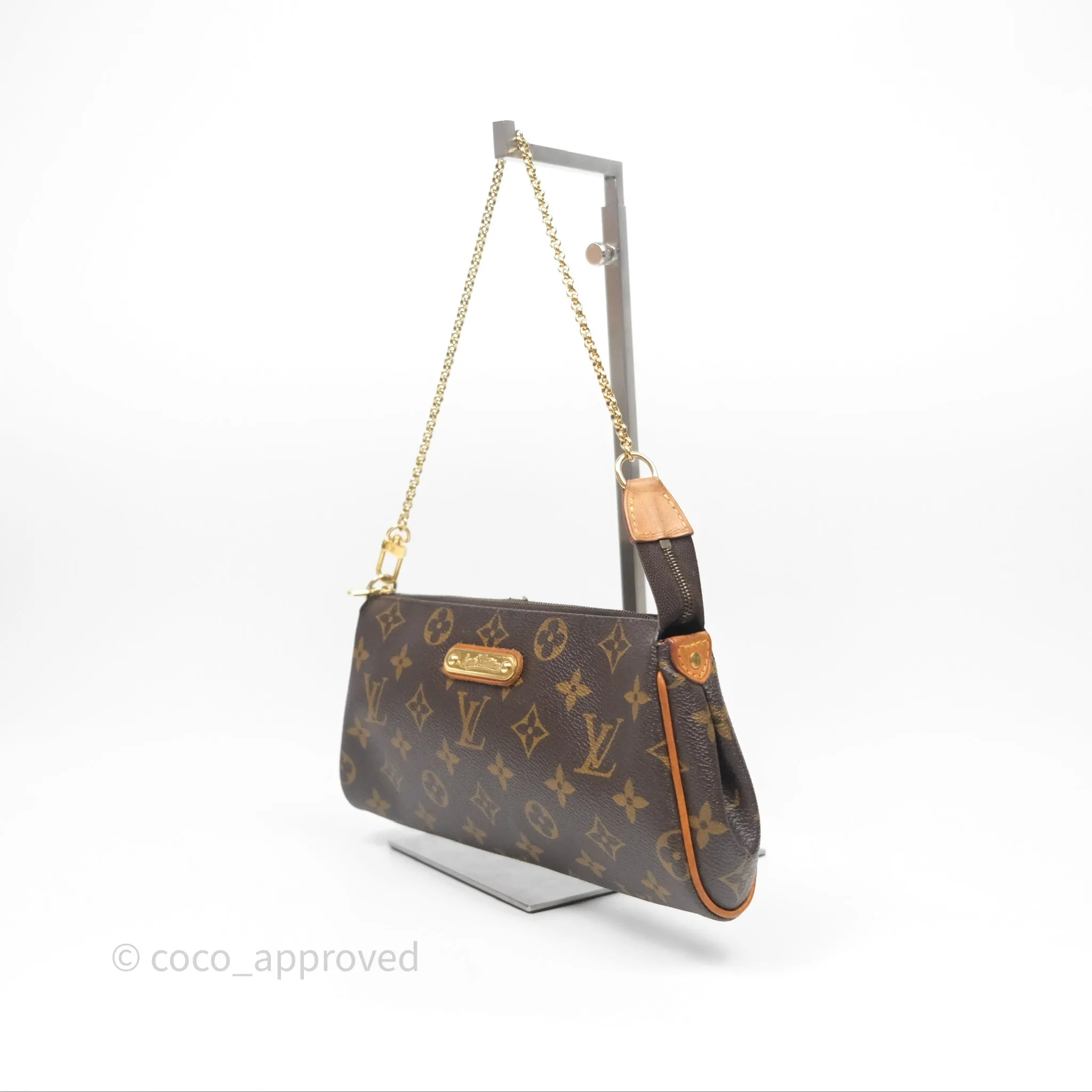 Louis Vuitton Eva Shoulder Bag Monogram Coated Canvas