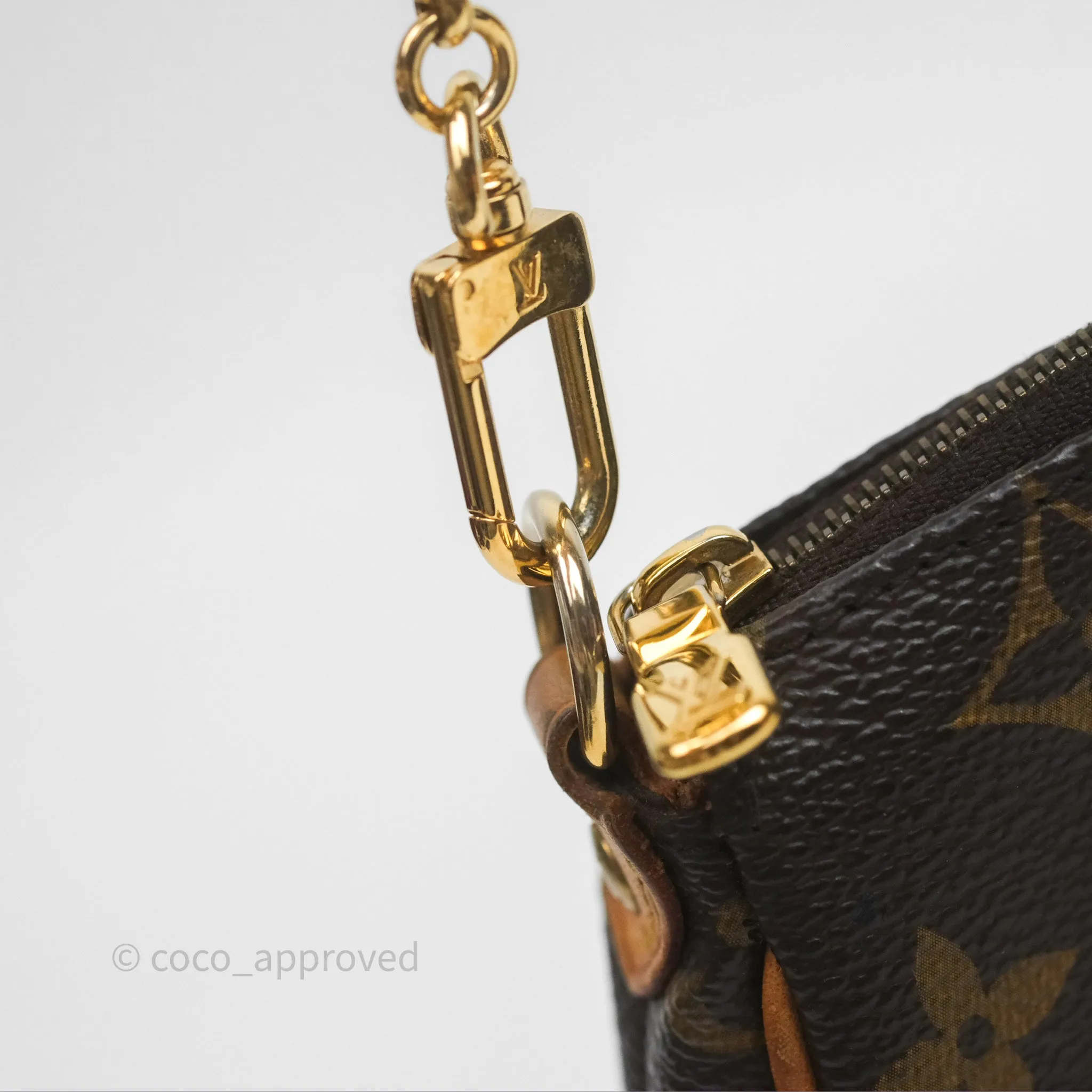 Louis Vuitton Eva Shoulder Bag Monogram Coated Canvas