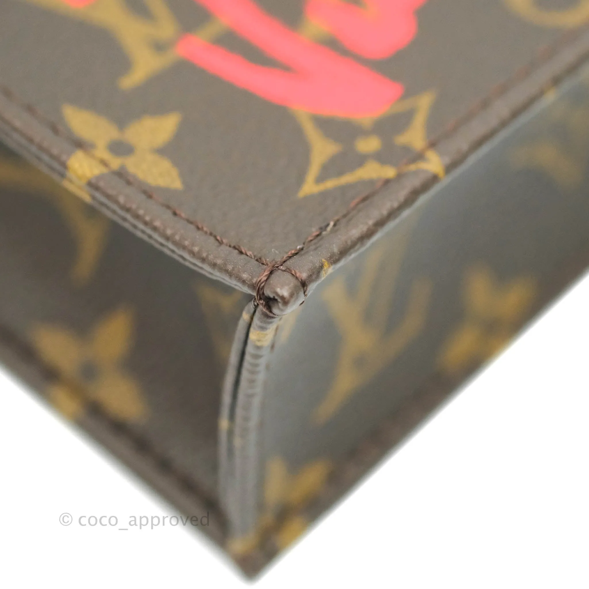 Louis Vuitton Fall In Love Monogram Canvas Petit Sac Plat Bag - Limited Edition