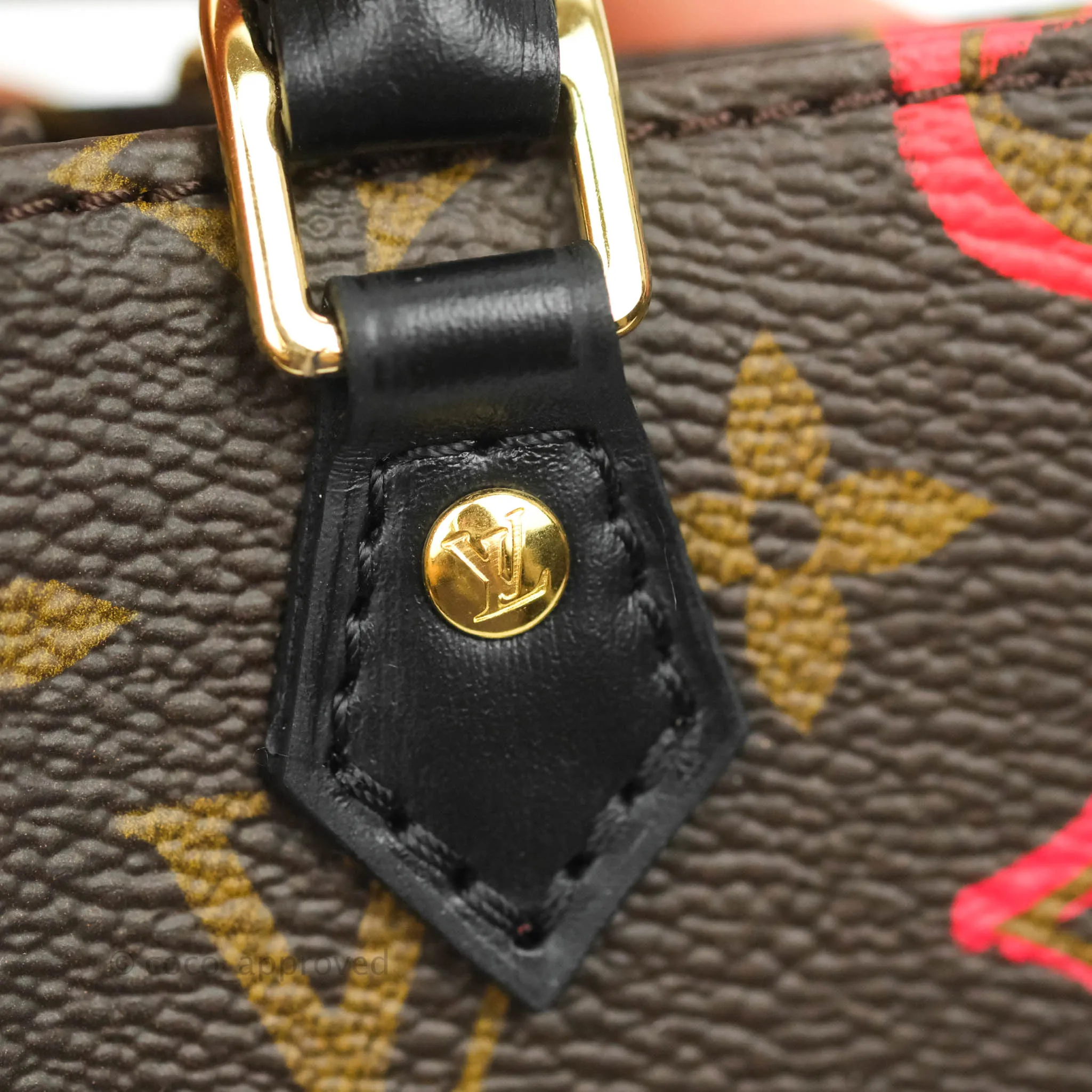 Louis Vuitton Fall In Love Monogram Canvas Petit Sac Plat Bag - Limited Edition