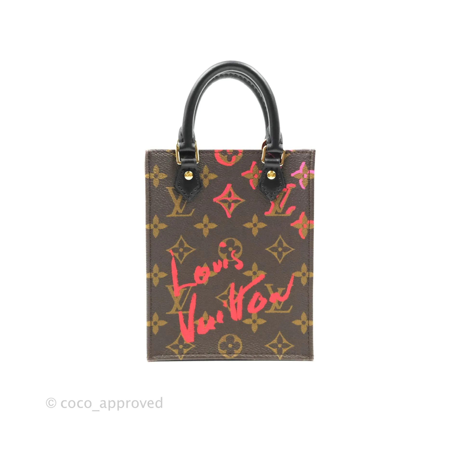 Louis Vuitton Fall In Love Monogram Canvas Petit Sac Plat Bag - Limited Edition