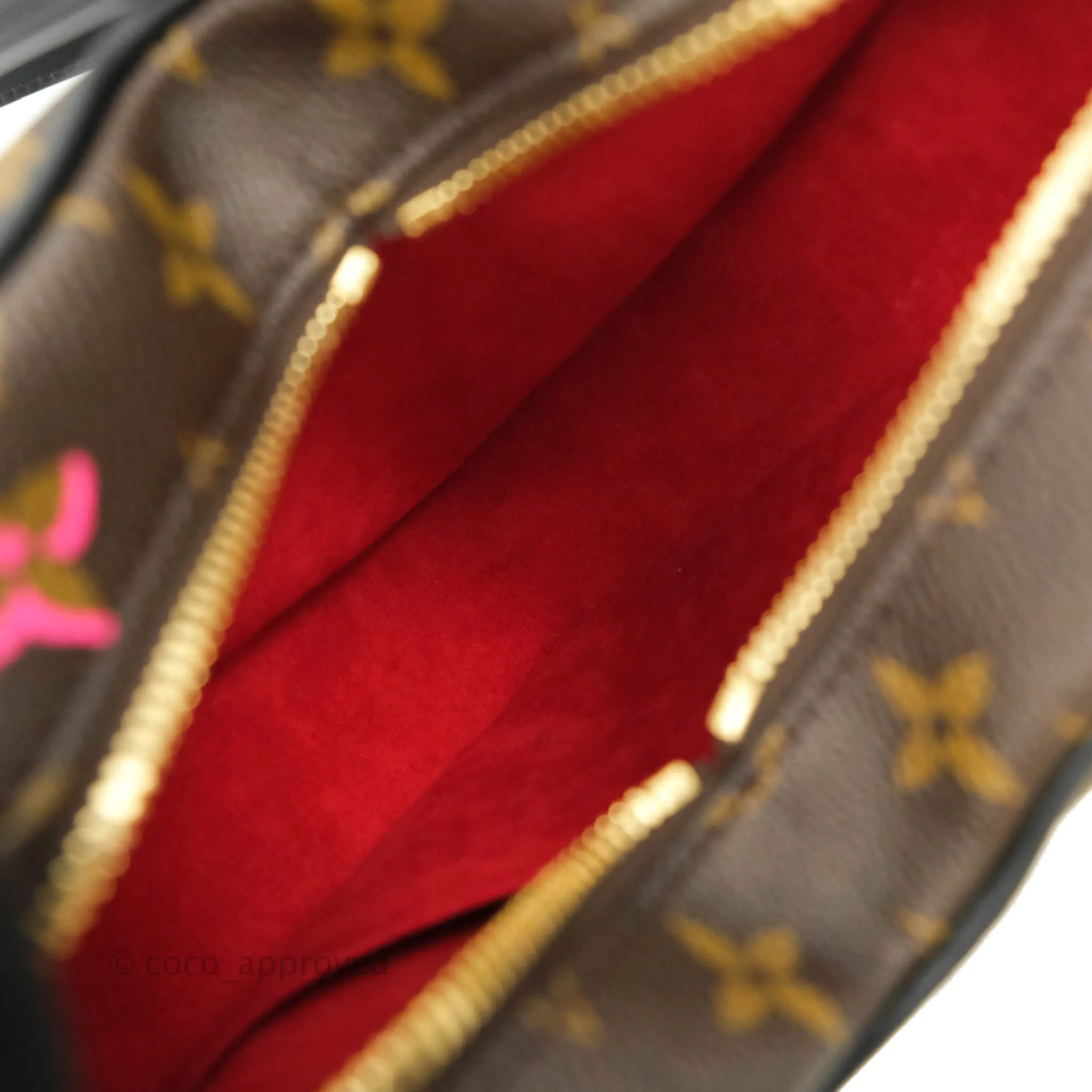 Louis Vuitton Fall In Love Sac Cur Crossbody Black Monogram Canvas Limited Edition