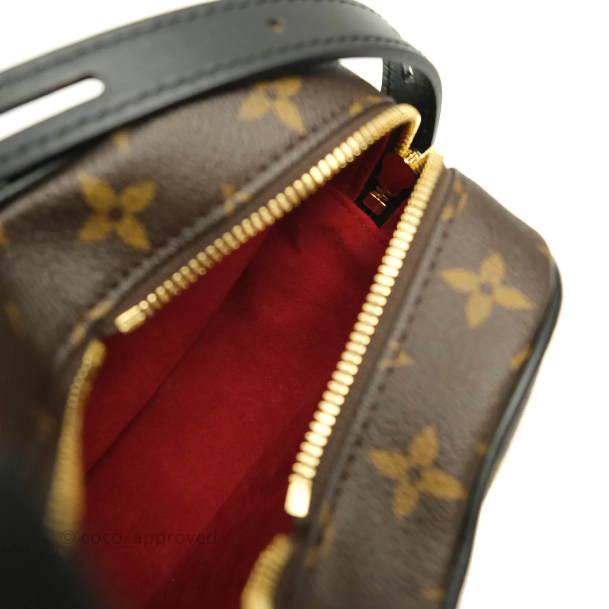Louis Vuitton Fall In Love Sac Cur Crossbody Black Monogram Canvas Limited Edition