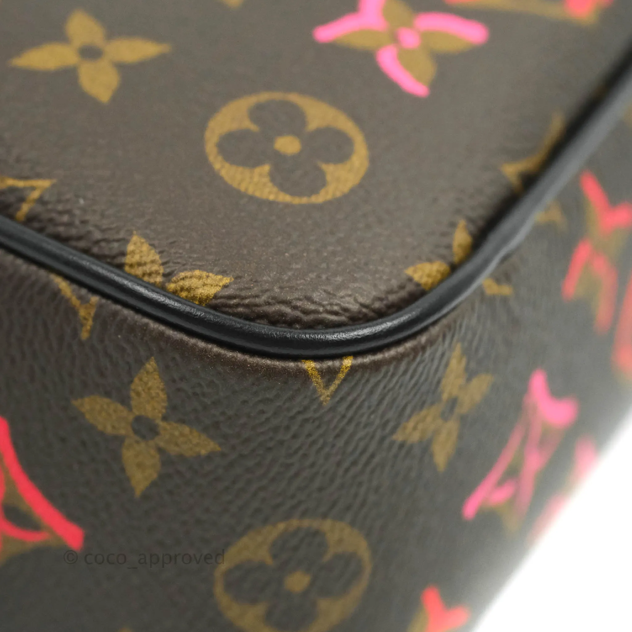 Louis Vuitton Fall In Love Sac Cur Crossbody Black Monogram Canvas Limited Edition