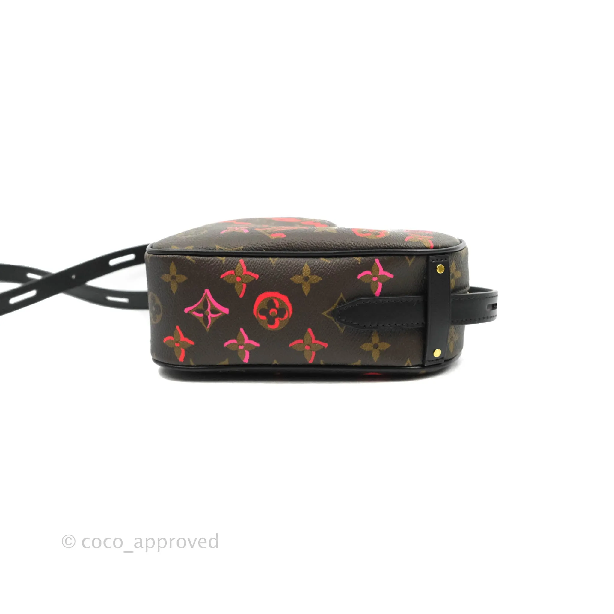 Louis Vuitton Fall In Love Sac Cur Crossbody Black Monogram Canvas Limited Edition