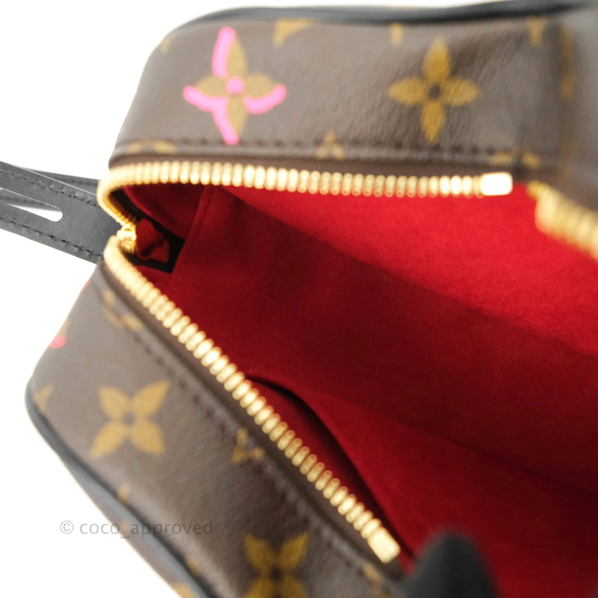 Louis Vuitton Fall In Love Sac Cur Crossbody Black Monogram Canvas Limited Edition