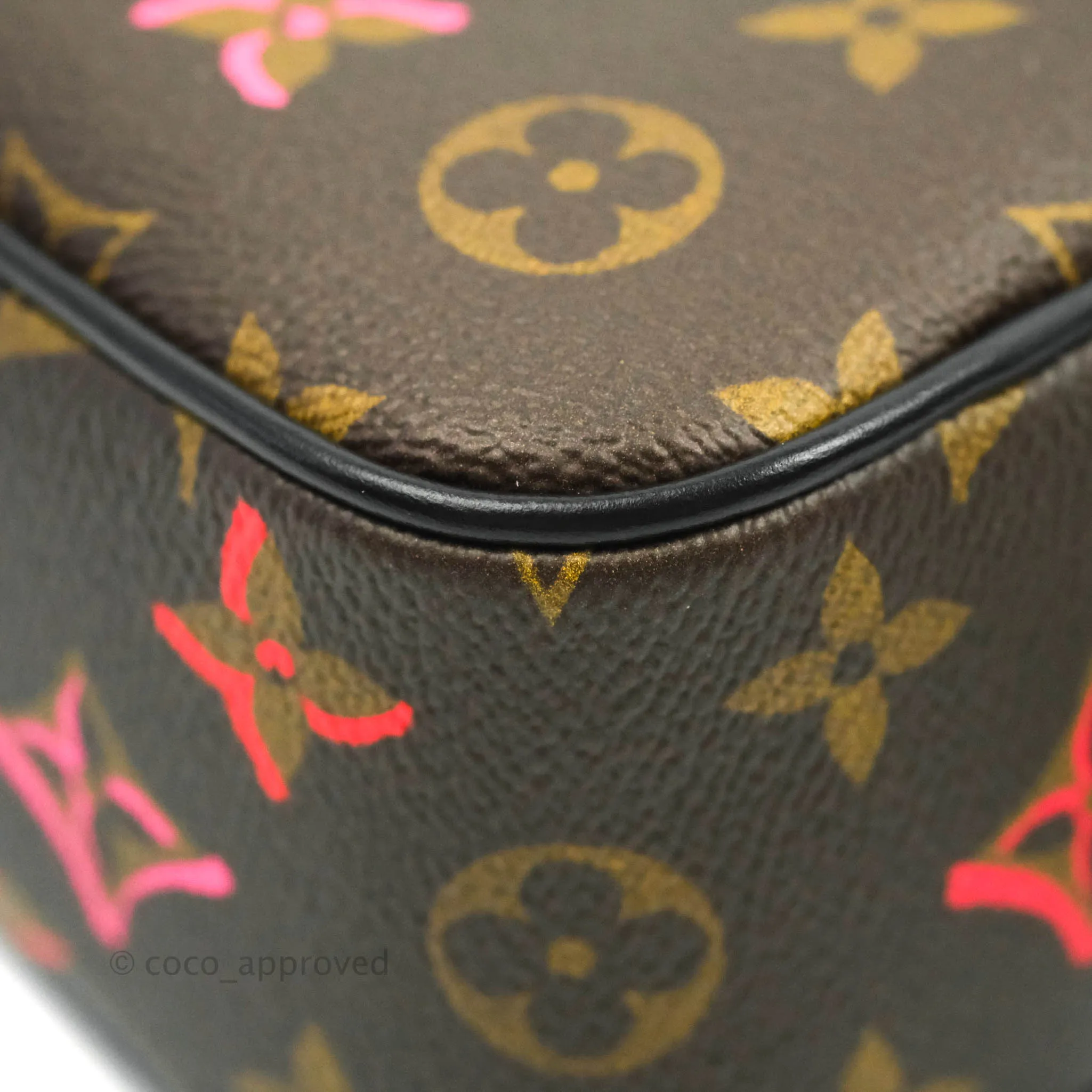 Louis Vuitton Fall In Love Sac Cur Crossbody Black Monogram Canvas Limited Edition