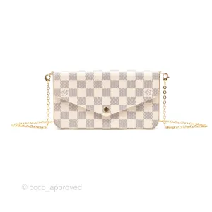 Louis Vuitton Flicie Pochette Damier Azur Canvas