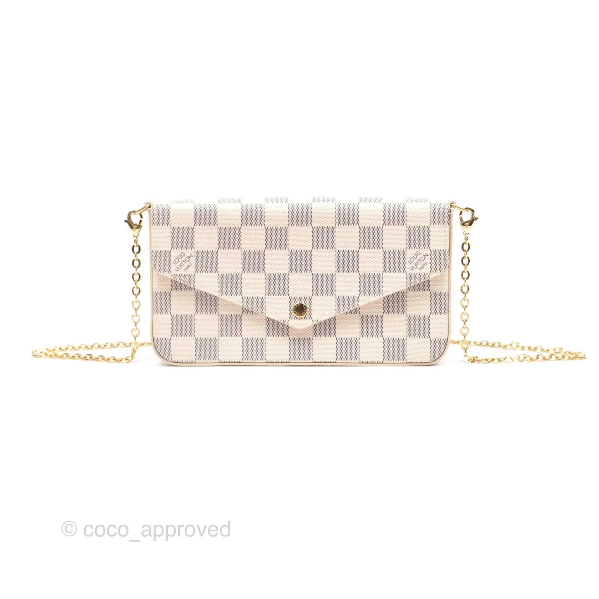 Louis Vuitton Flicie Pochette Damier Azur Canvas