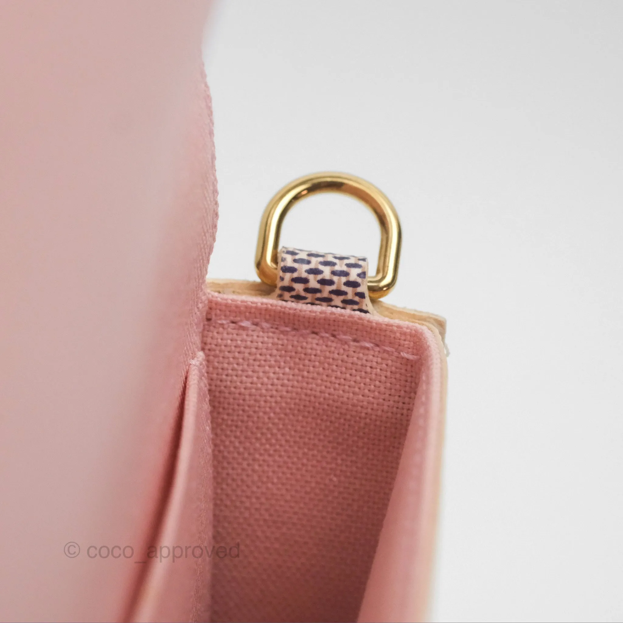 Louis Vuitton Flicie Pochette Damier Azur Canvas