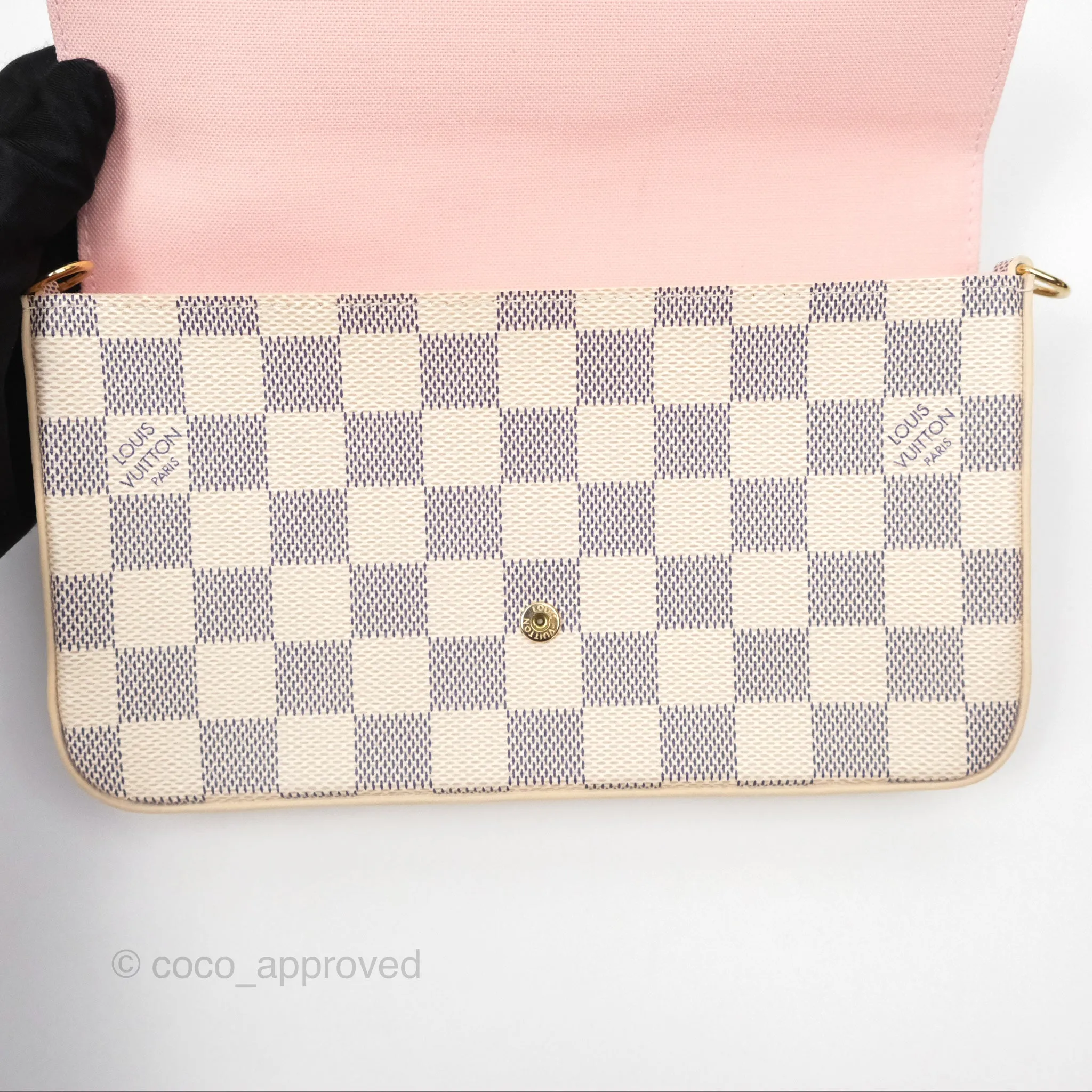 Louis Vuitton Flicie Pochette Damier Azur Canvas