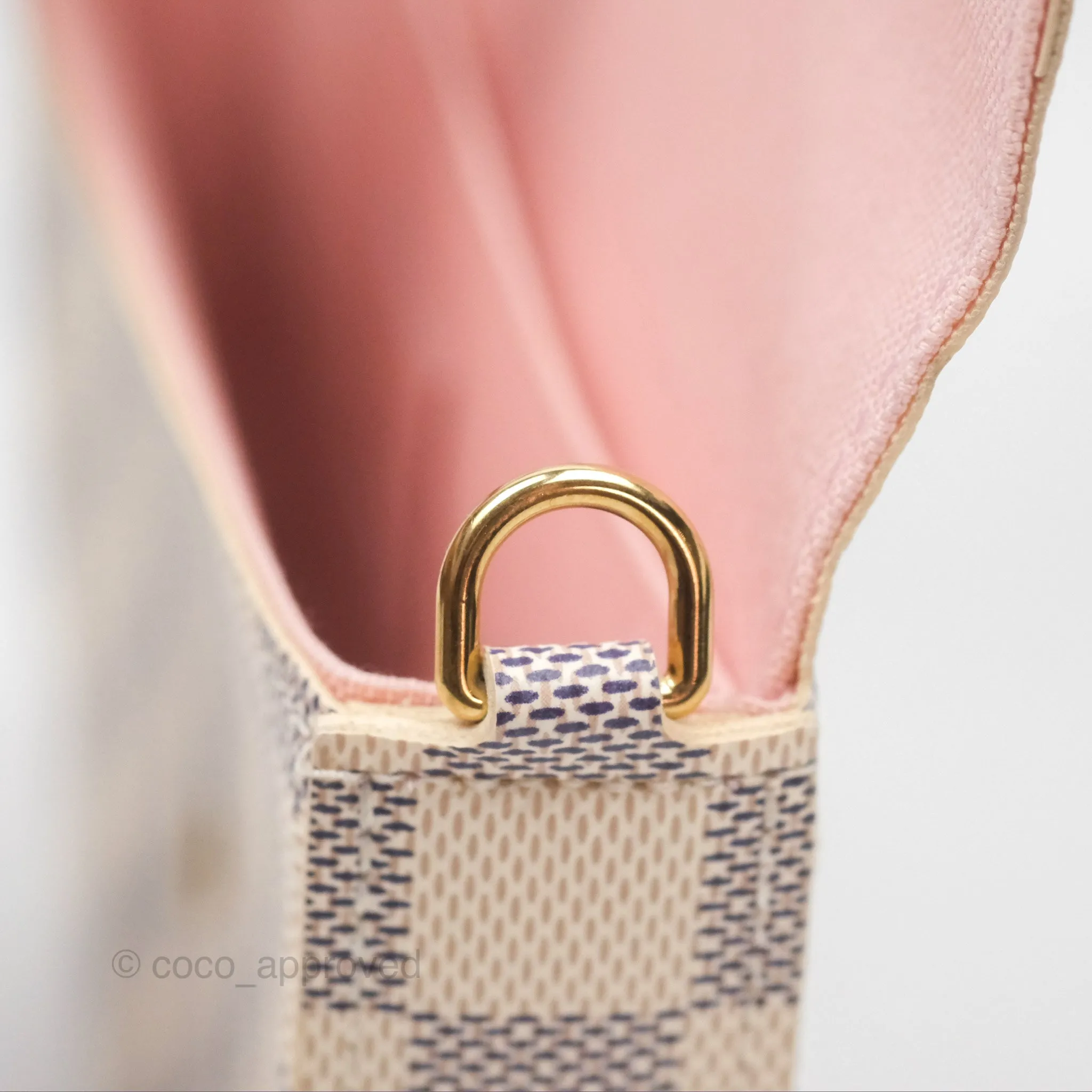 Louis Vuitton Flicie Pochette Damier Azur Canvas