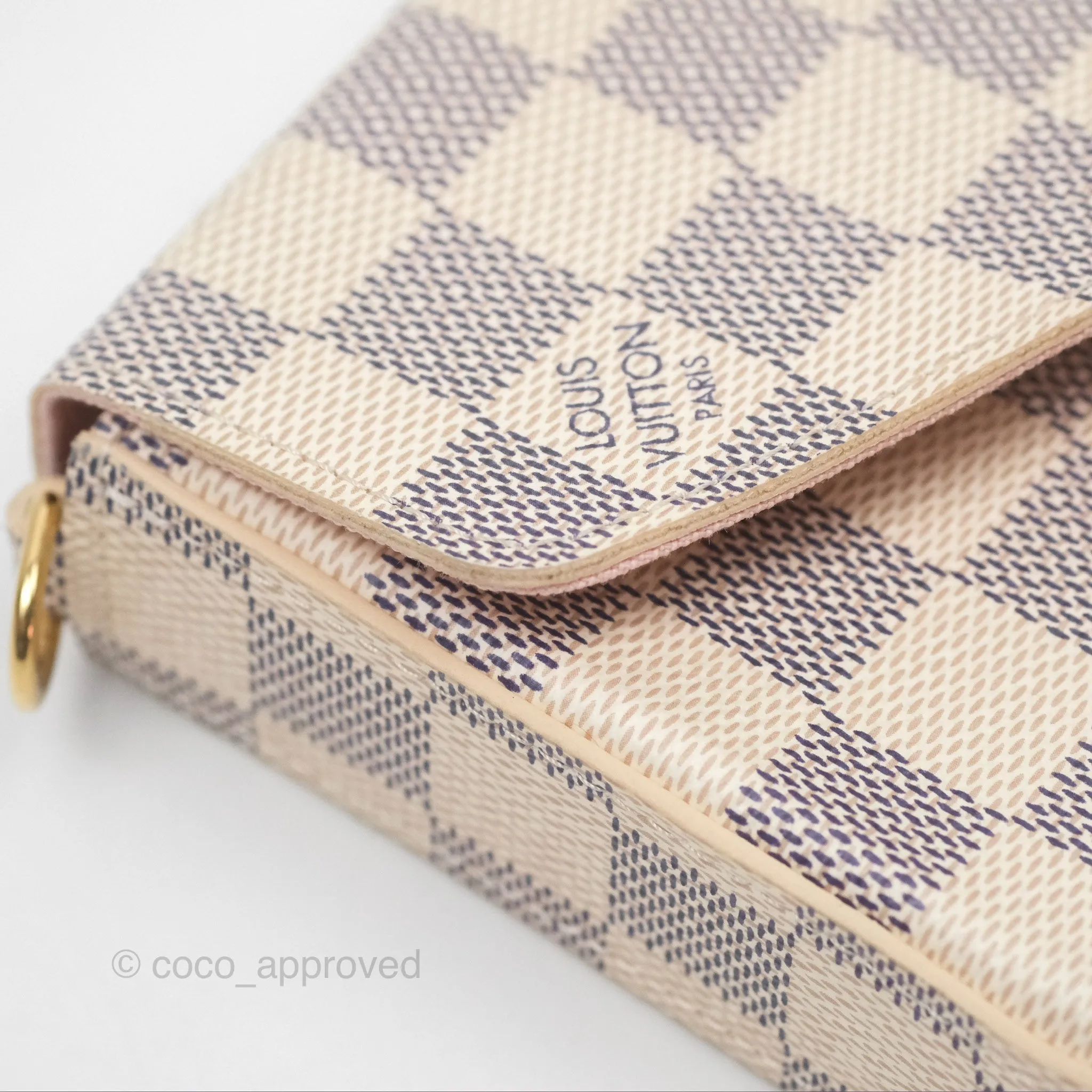 Louis Vuitton Flicie Pochette Damier Azur Canvas