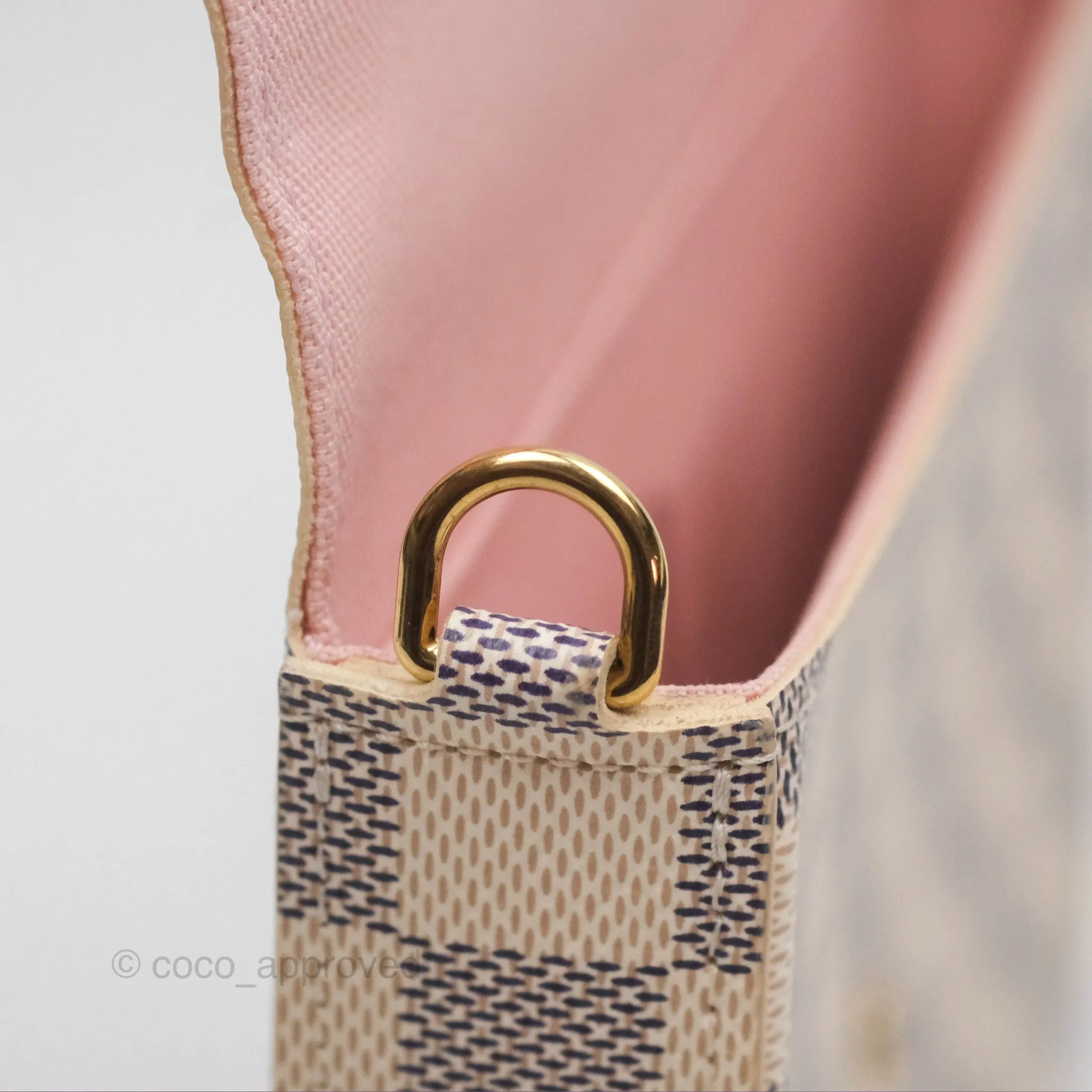 Louis Vuitton Flicie Pochette Damier Azur Canvas