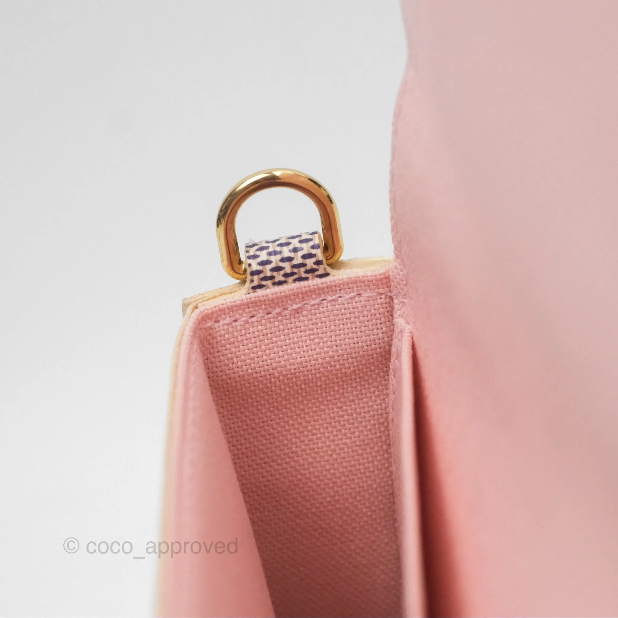 Louis Vuitton Flicie Pochette Damier Azur Canvas
