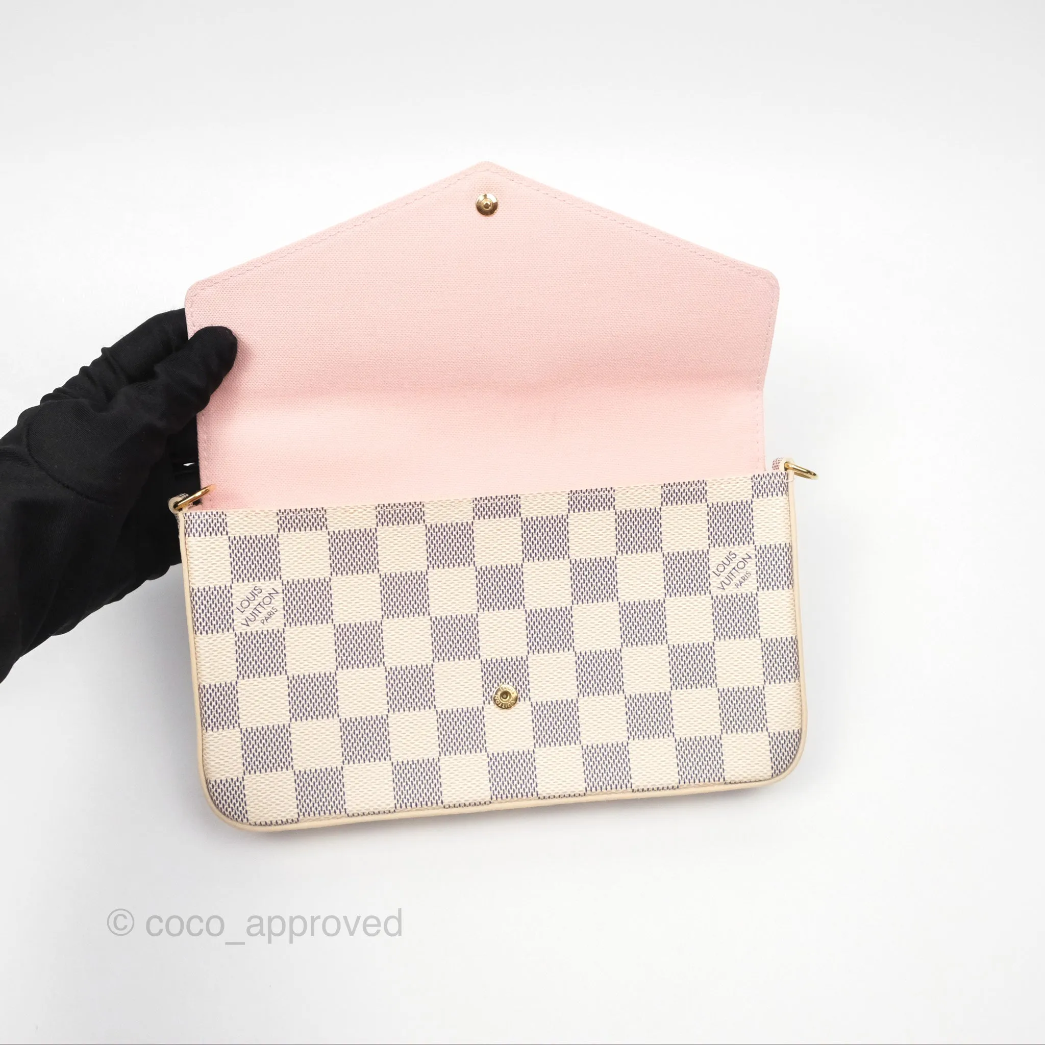Louis Vuitton Flicie Pochette Damier Azur Canvas