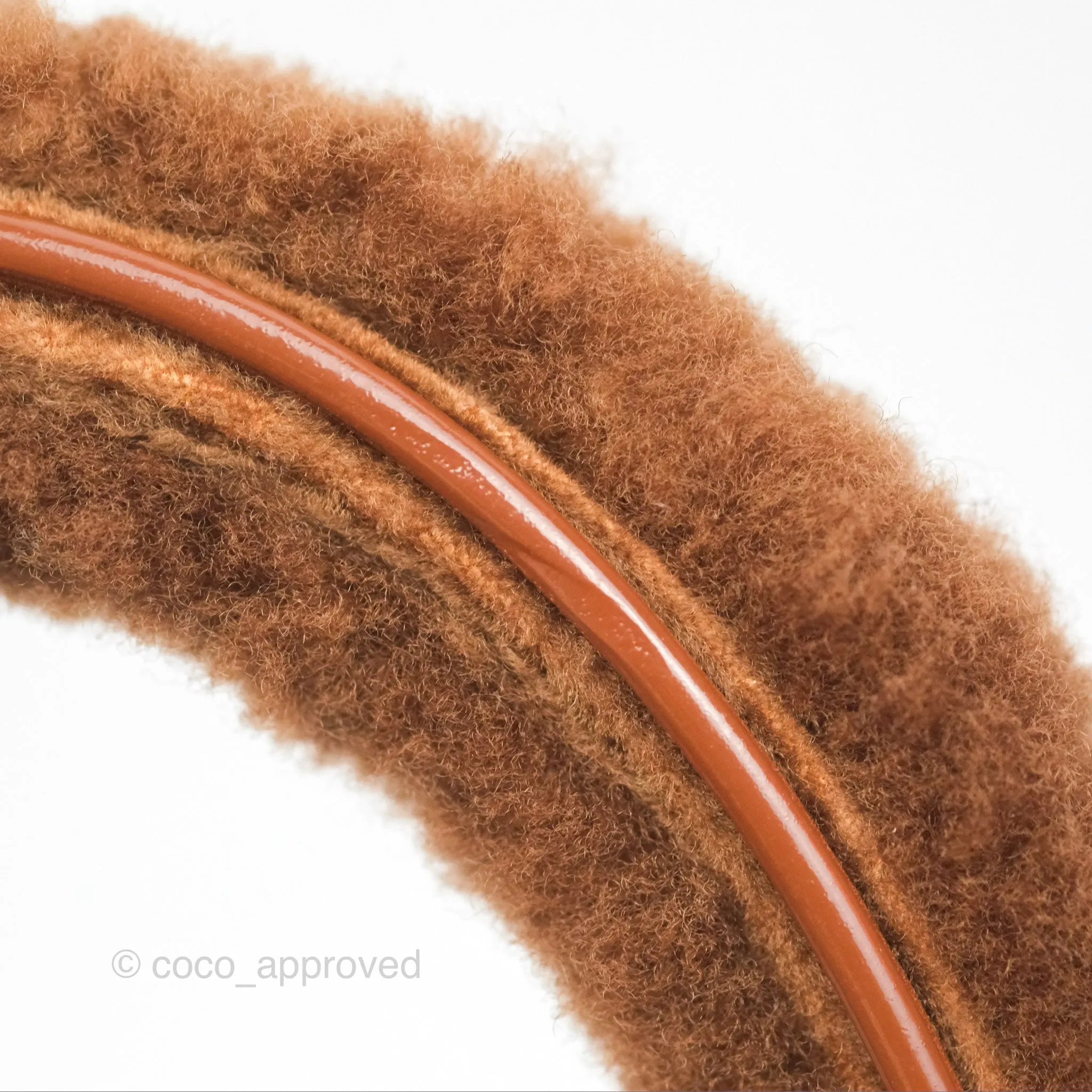 Louis Vuitton Lockit Shearling Pulsion Brown