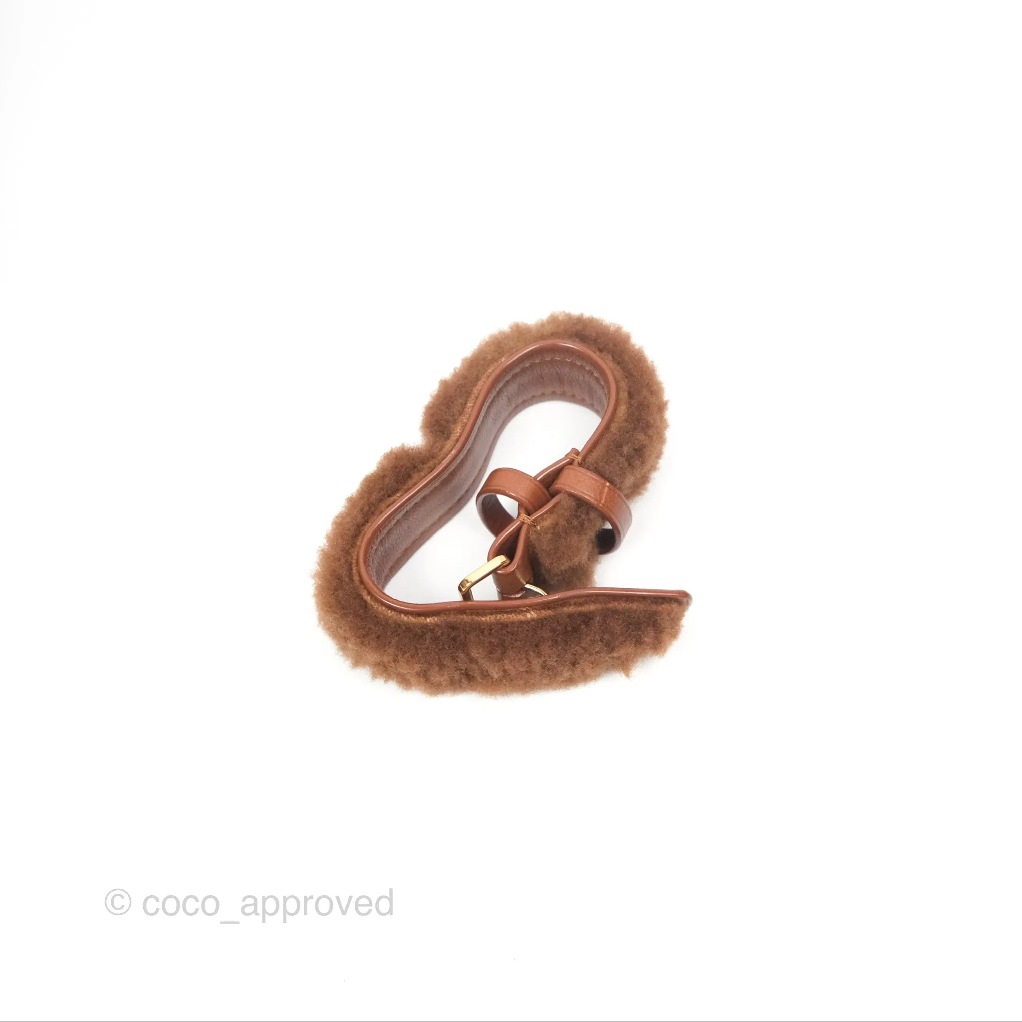Louis Vuitton Lockit Shearling Pulsion Brown