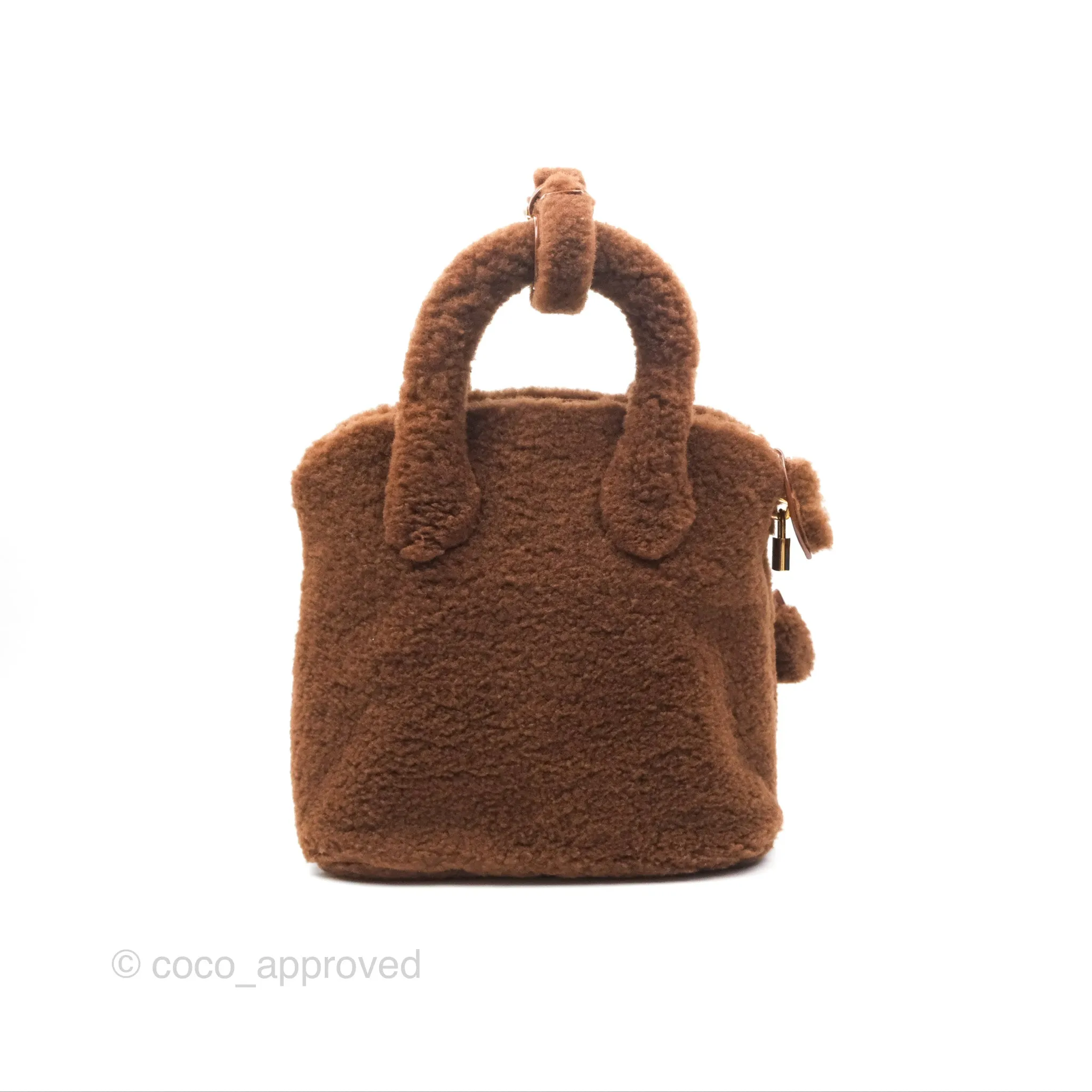 Louis Vuitton Lockit Shearling Pulsion Brown