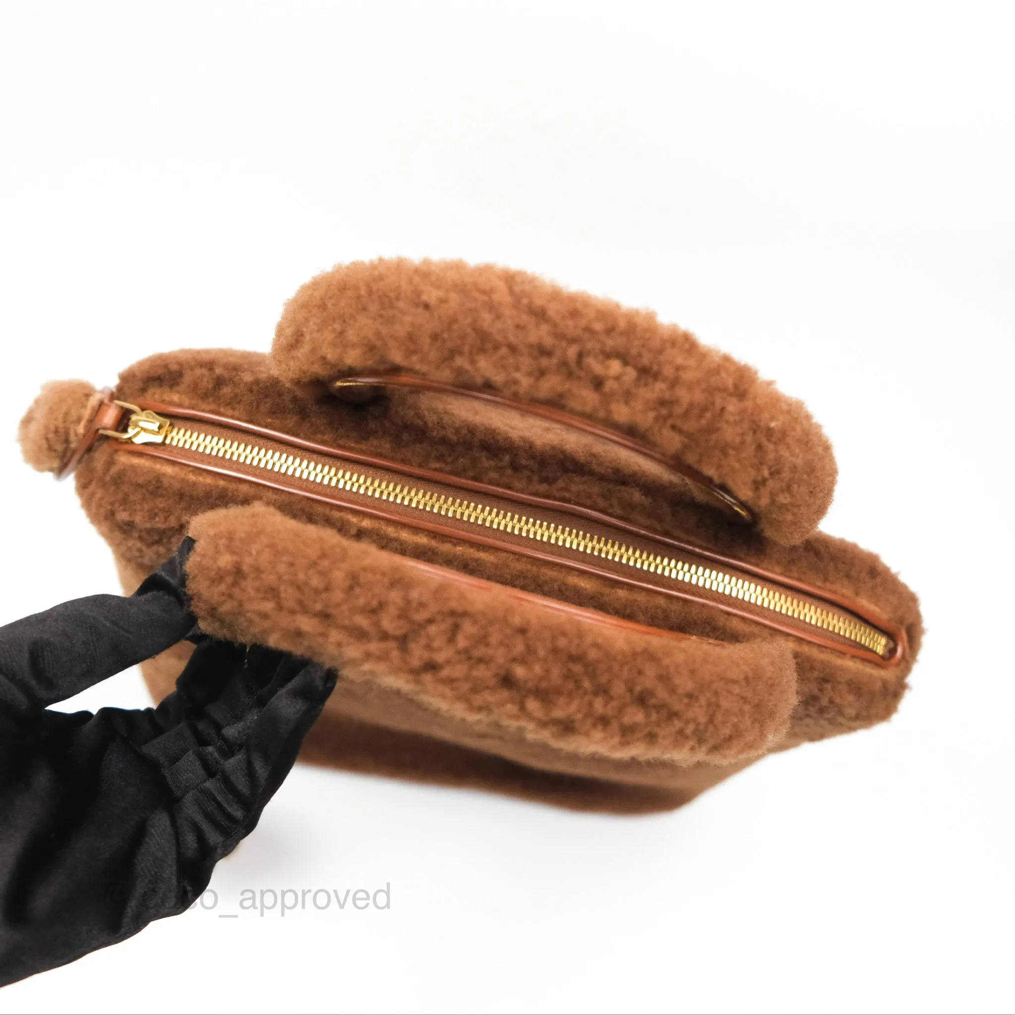 Louis Vuitton Lockit Shearling Pulsion Brown