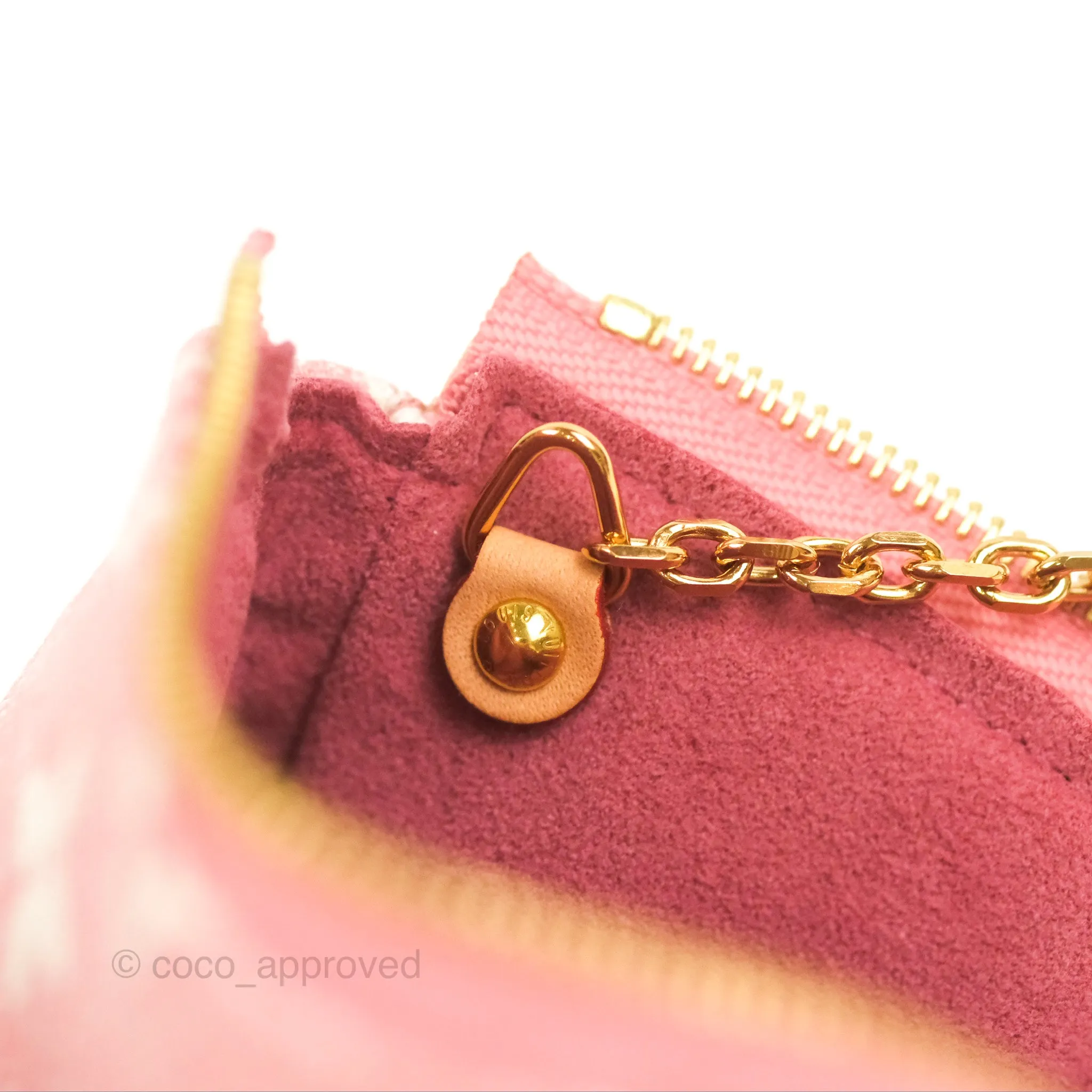 Louis Vuitton Micro Pochette Accessories Rose Denim