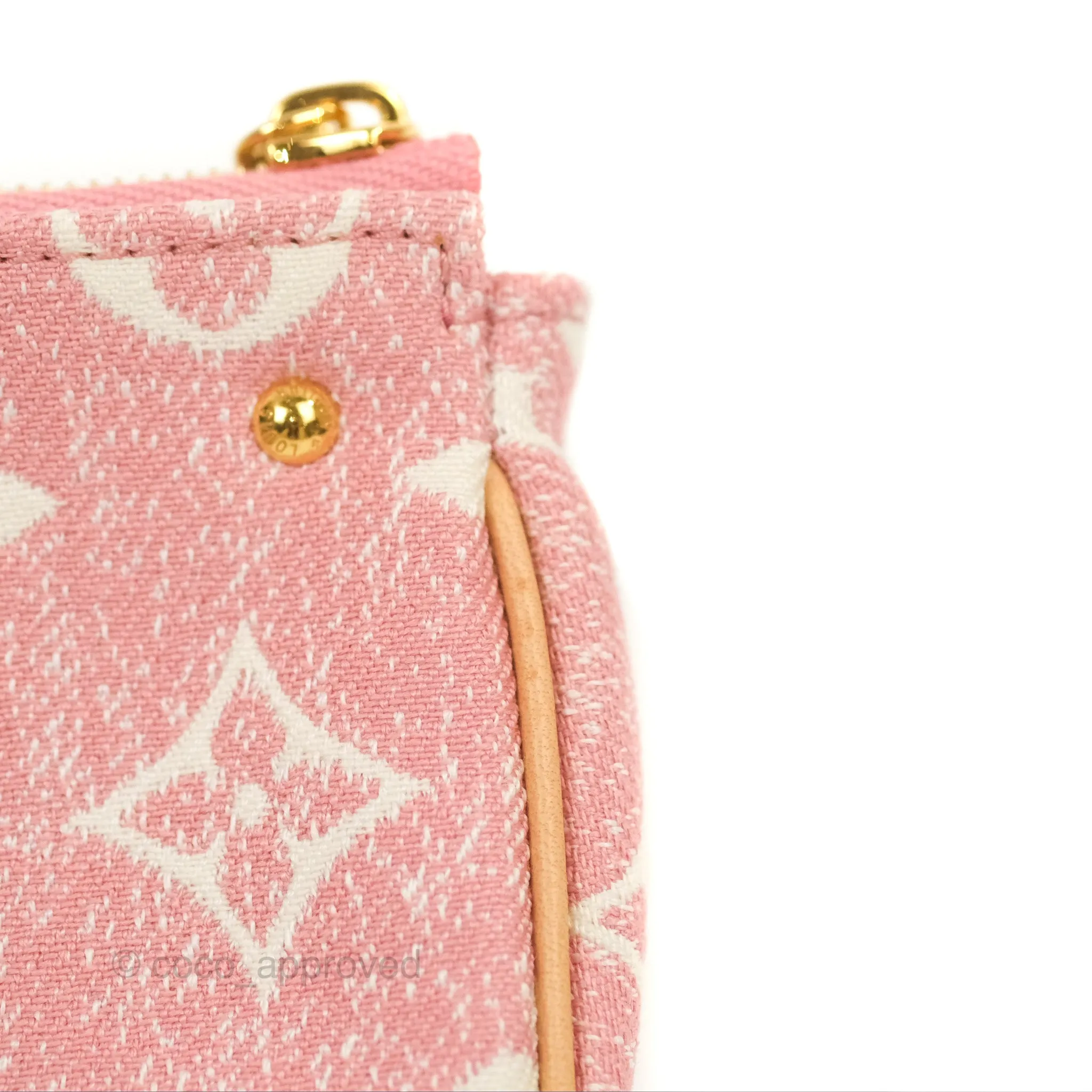 Louis Vuitton Micro Pochette Accessories Rose Denim