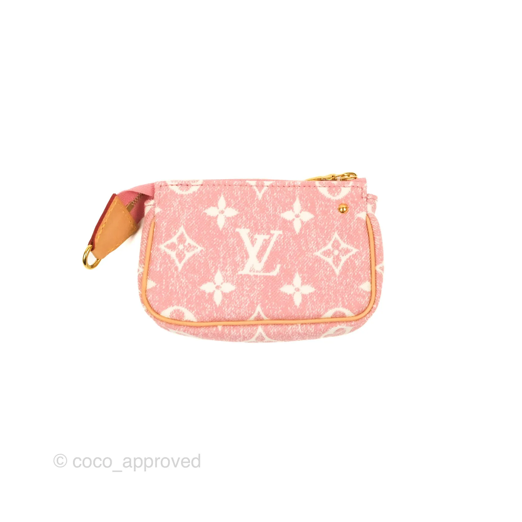 Louis Vuitton Micro Pochette Accessories Rose Denim