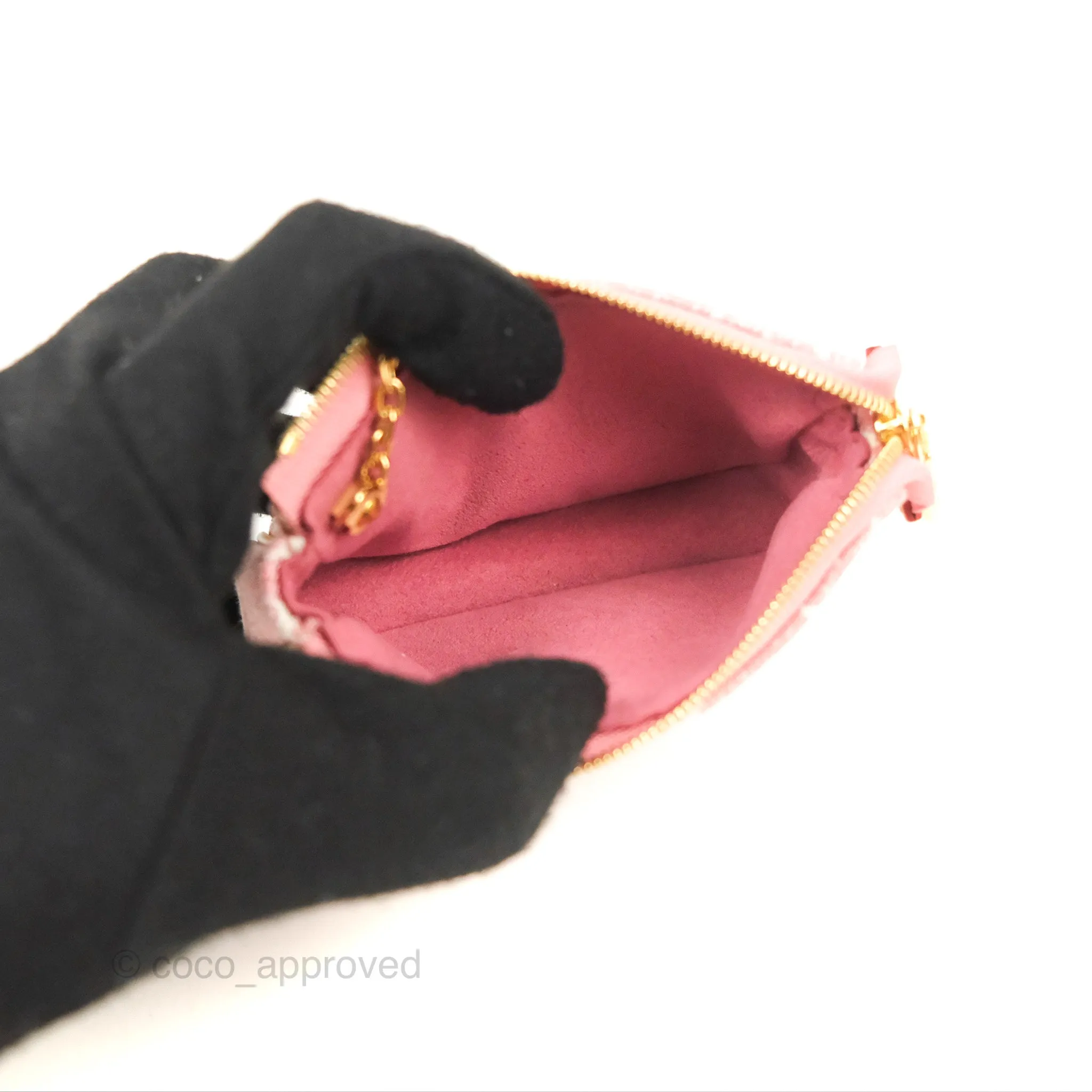 Louis Vuitton Micro Pochette Accessories Rose Denim