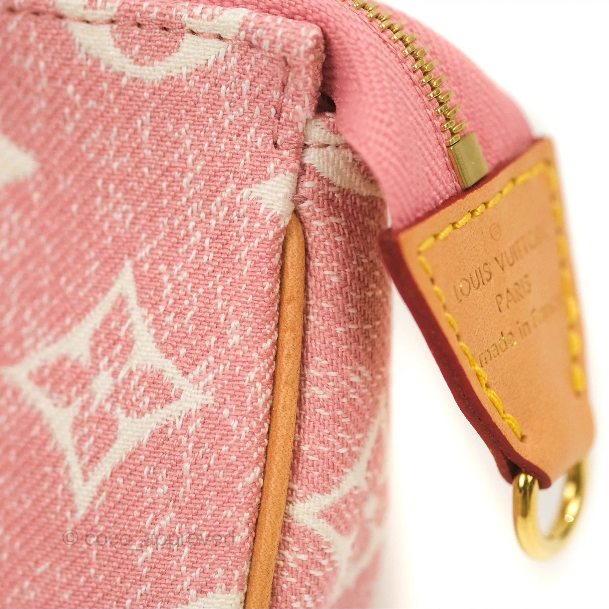 Louis Vuitton Micro Pochette Accessories Rose Denim