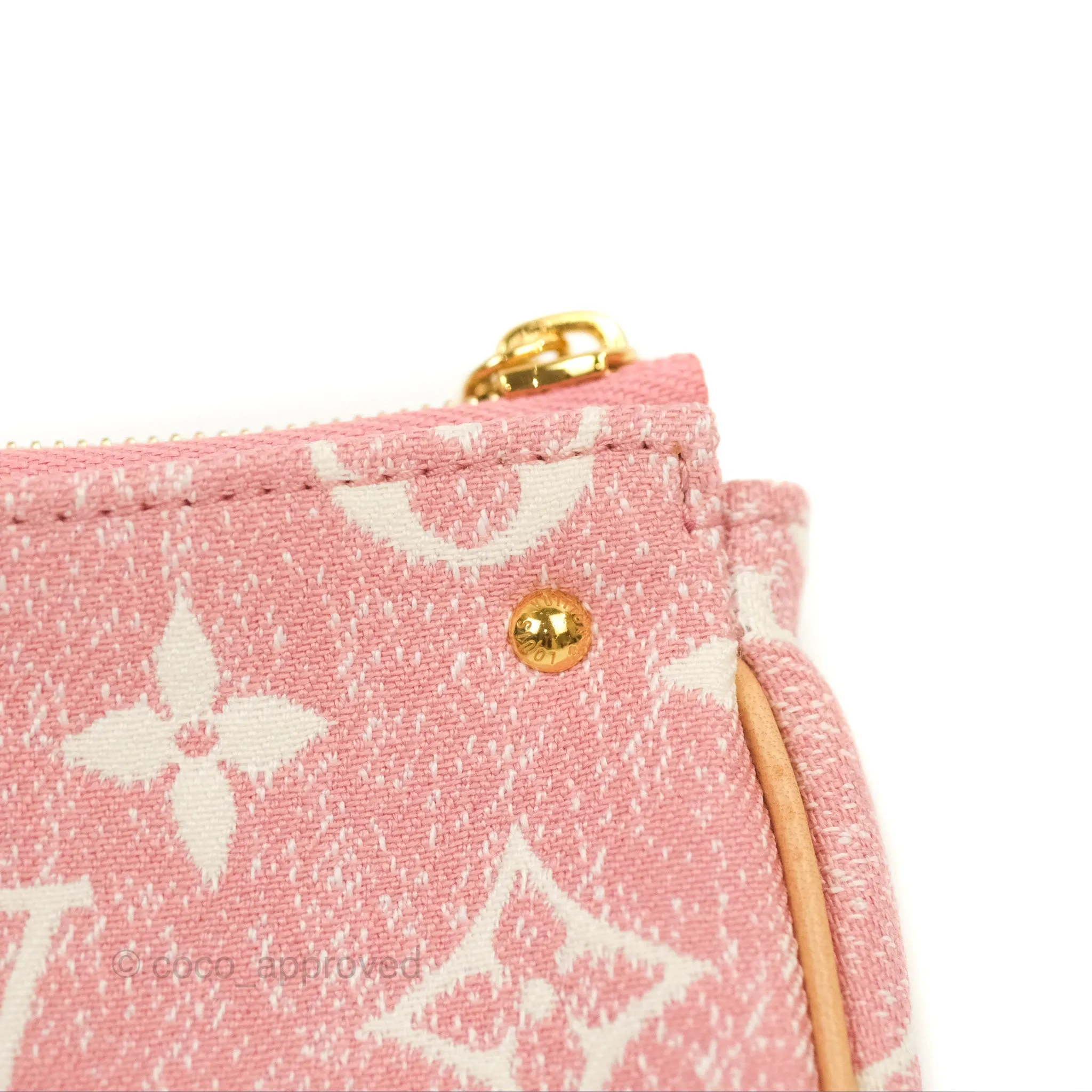 Louis Vuitton Micro Pochette Accessories Rose Denim