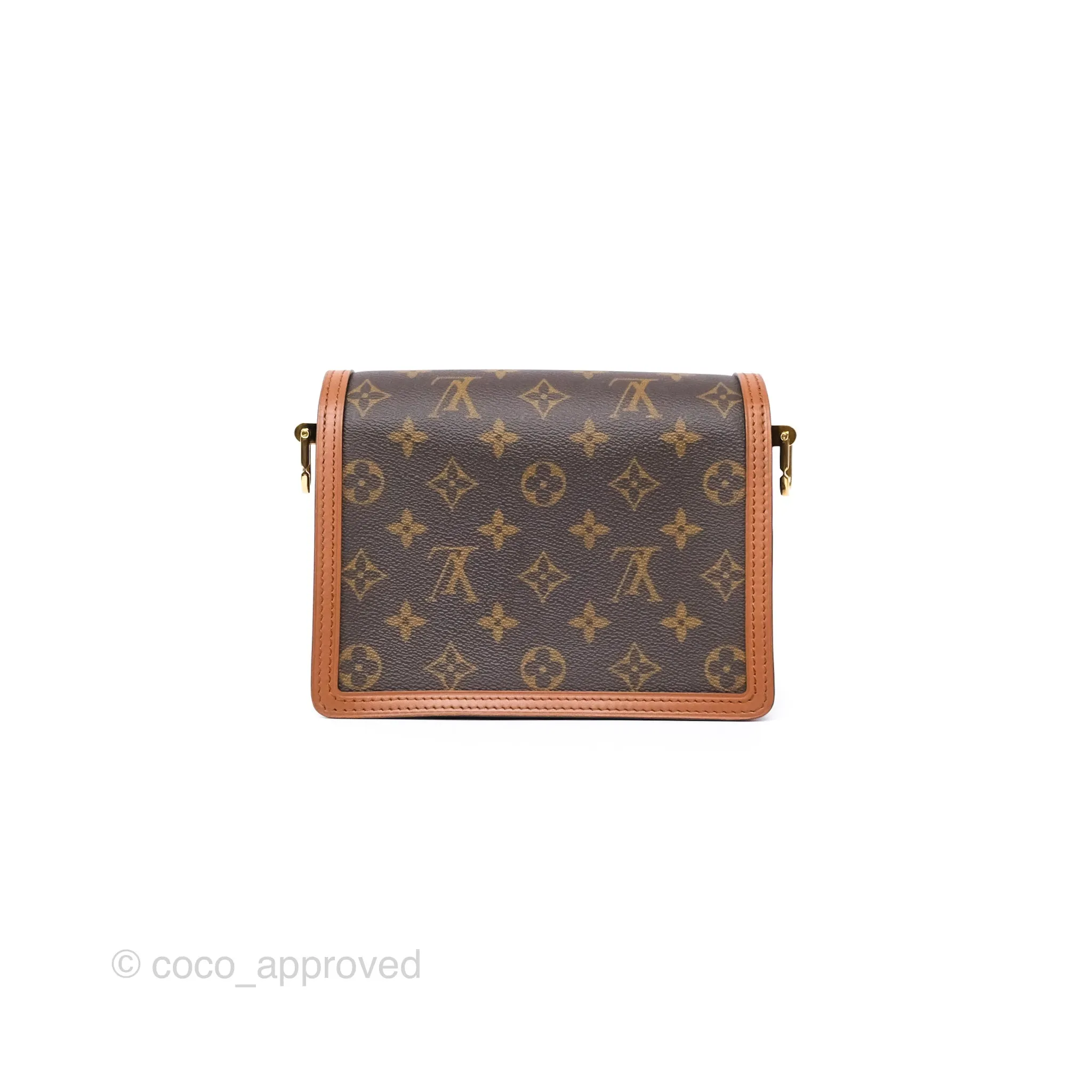 Louis Vuitton Mini Dauphine Monogram Tan Calfskin