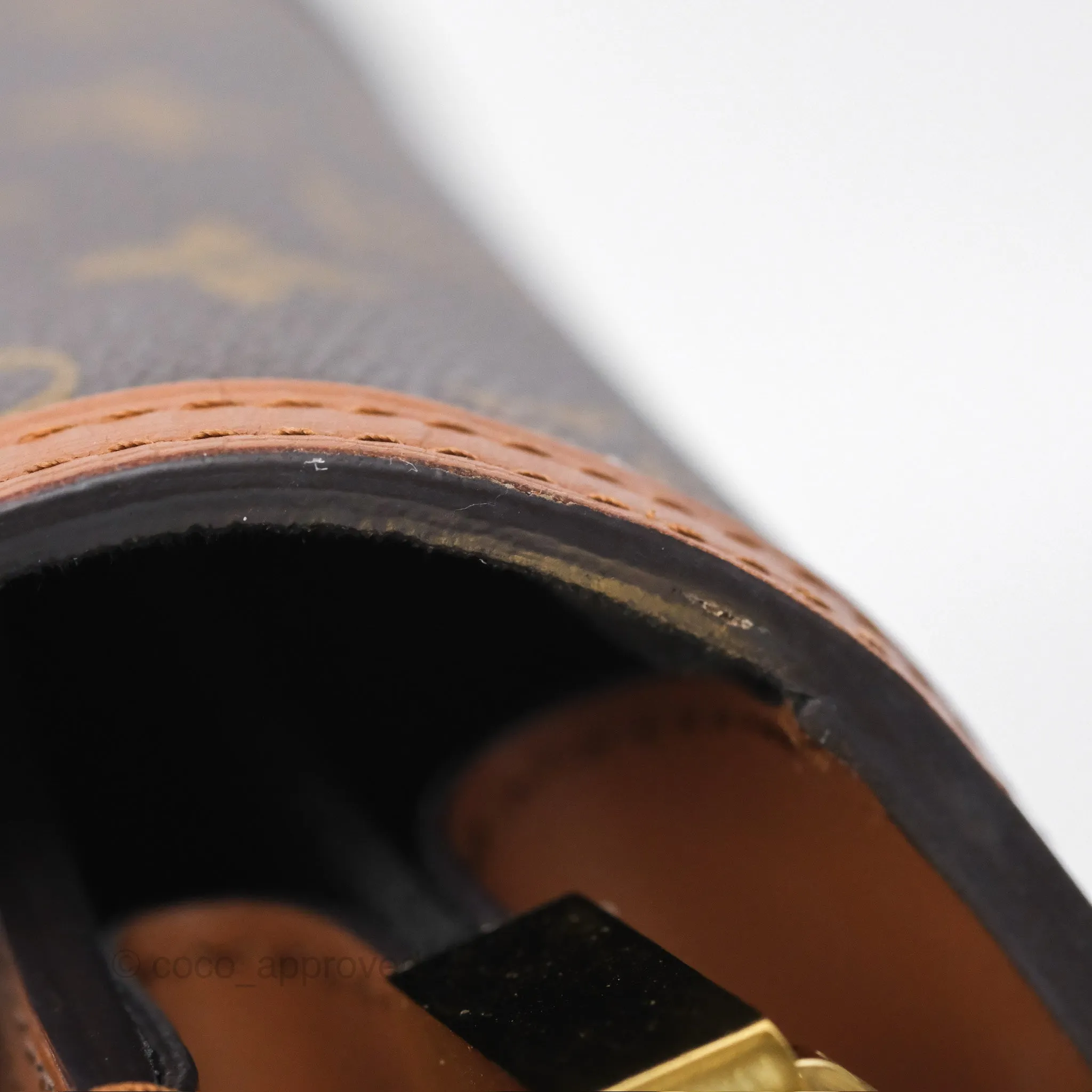 Louis Vuitton Mini Dauphine Monogram Tan Calfskin