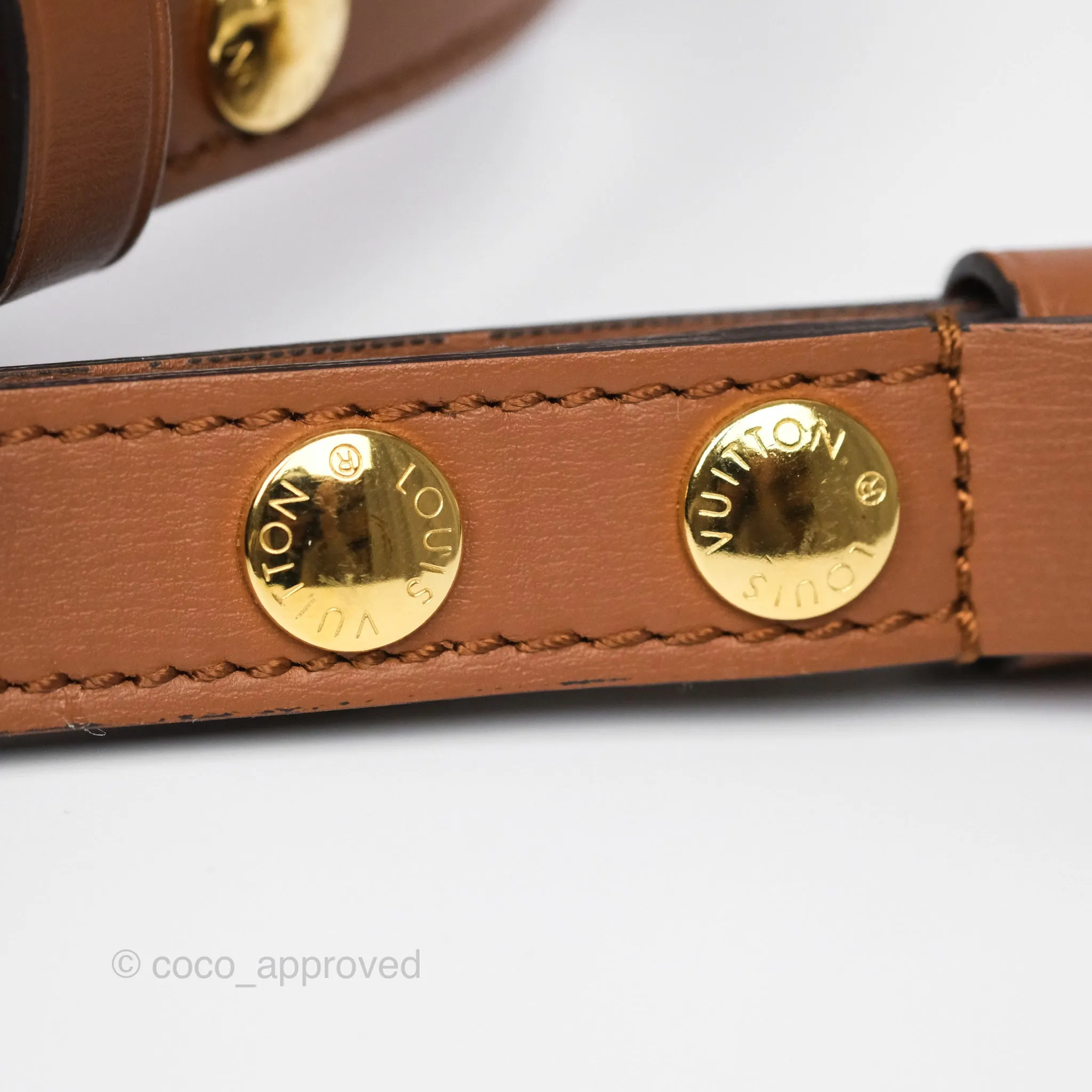 Louis Vuitton Mini Dauphine Monogram Tan Calfskin