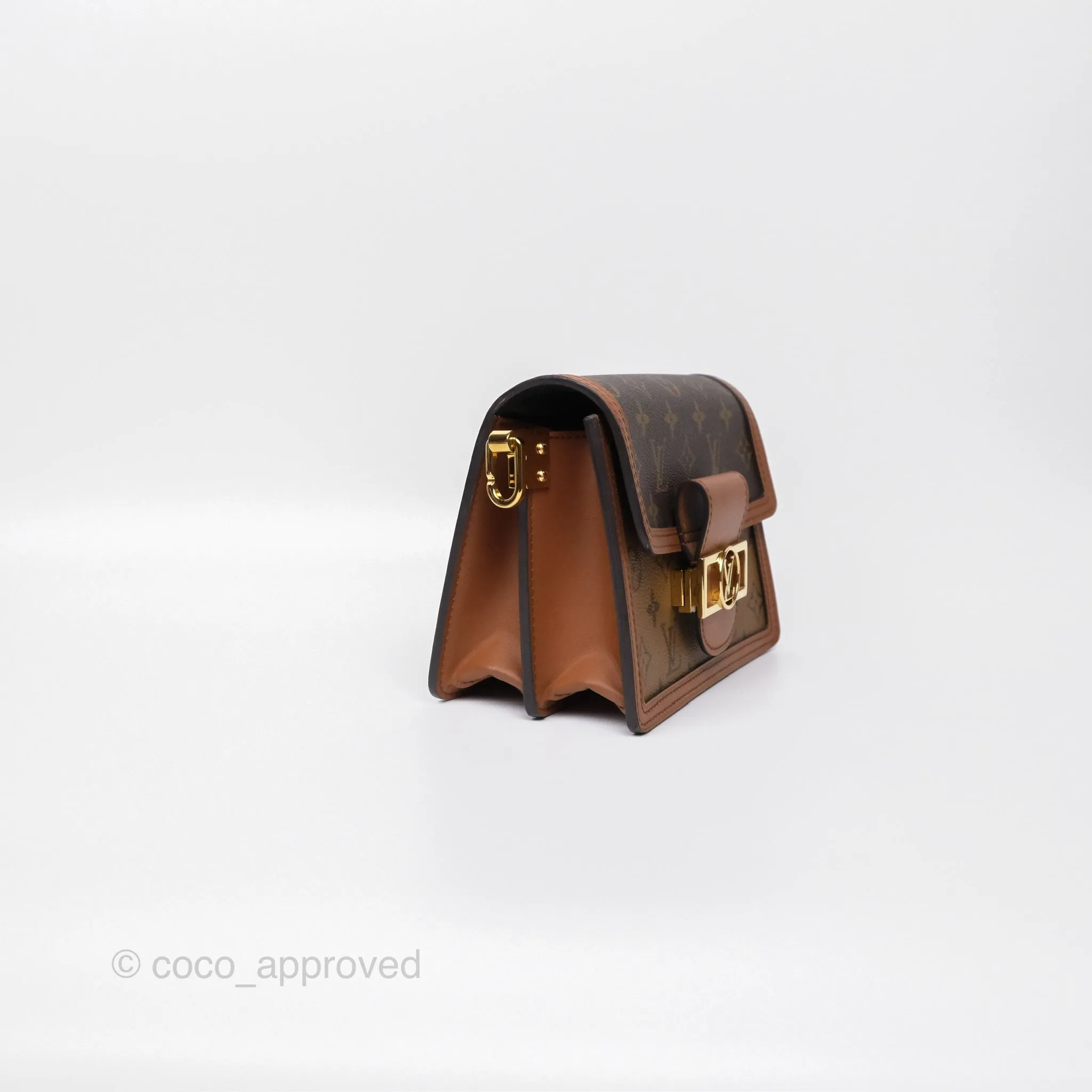 Louis Vuitton Mini Dauphine Monogram Tan Calfskin