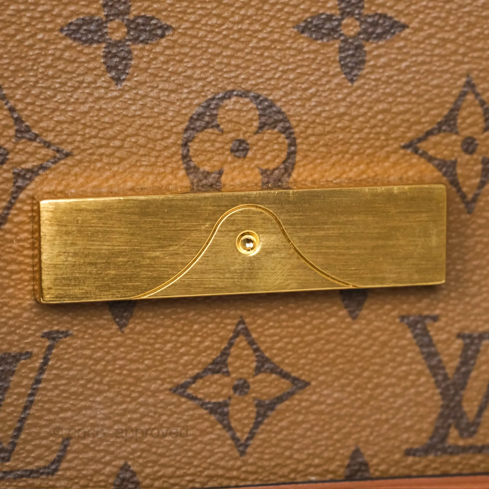 Louis Vuitton Mini Dauphine Monogram Tan Calfskin