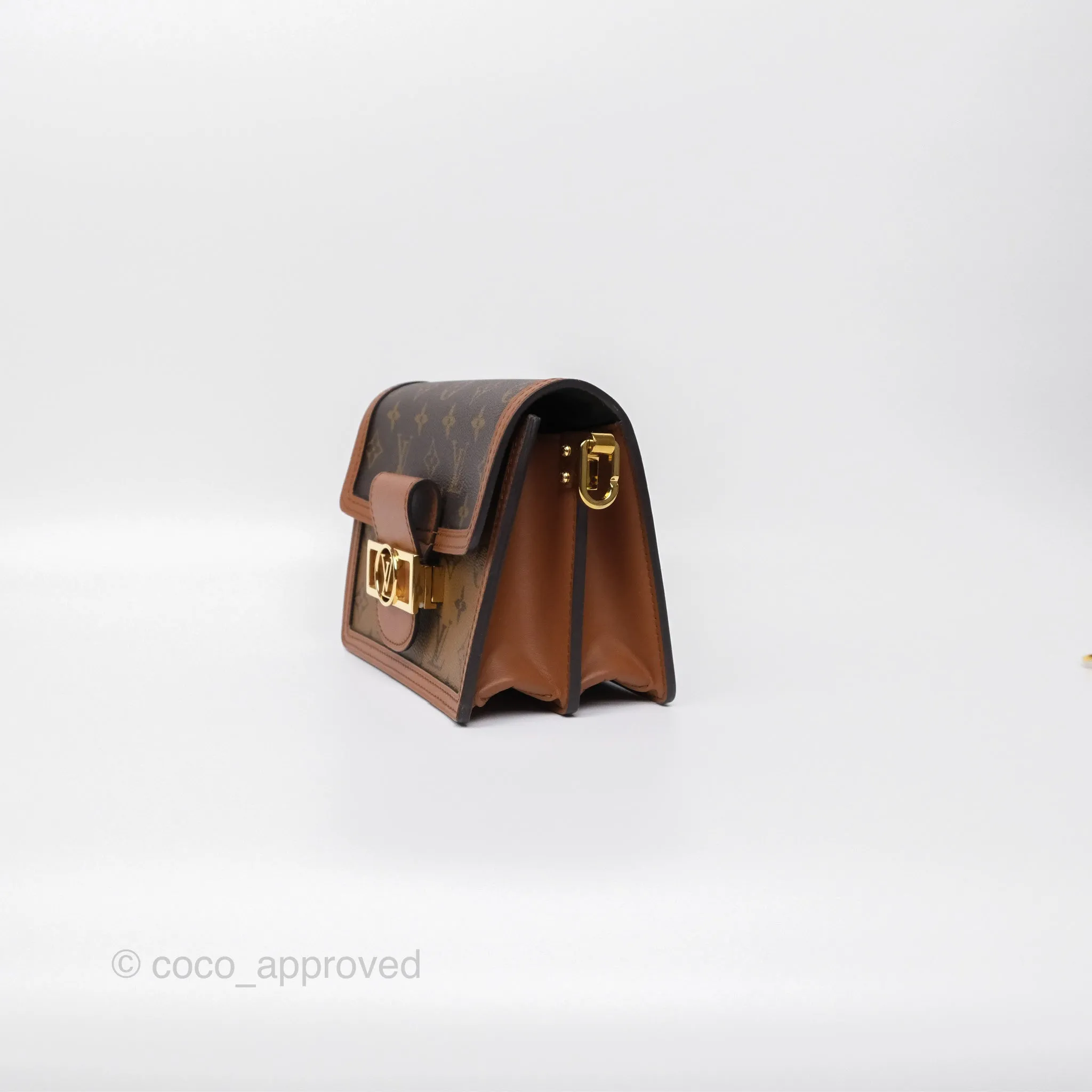 Louis Vuitton Mini Dauphine Monogram Tan Calfskin